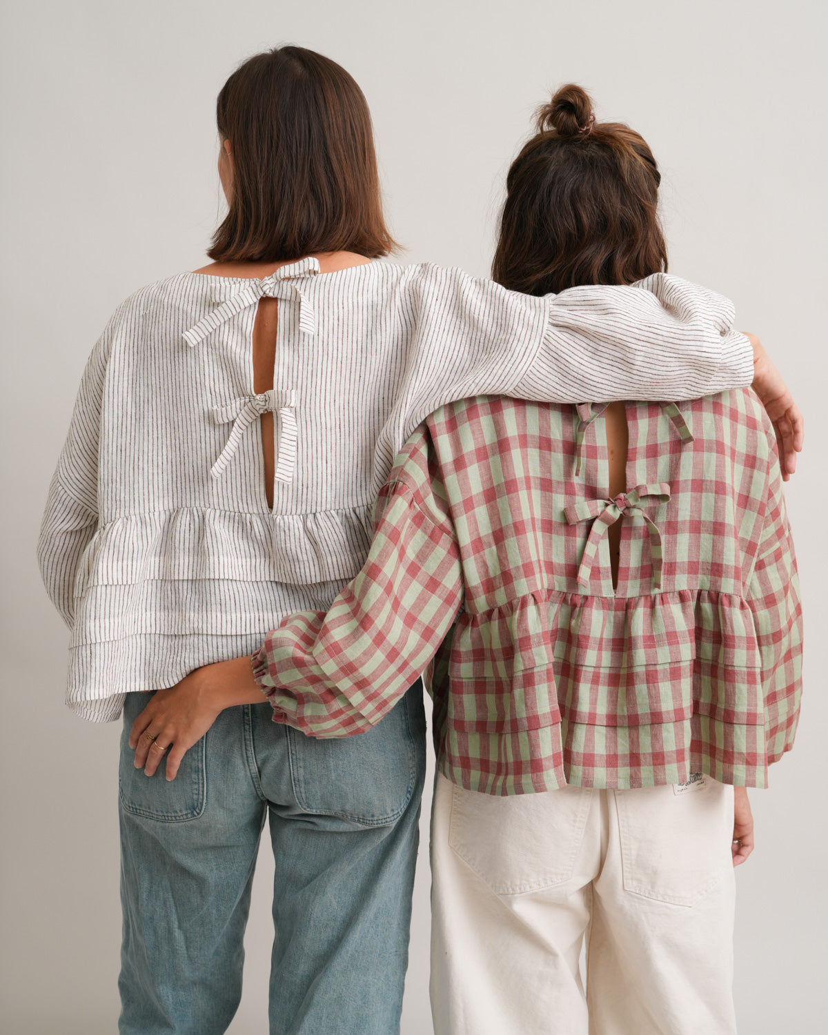 Matchy Matchy Pintuck Poet Blouse