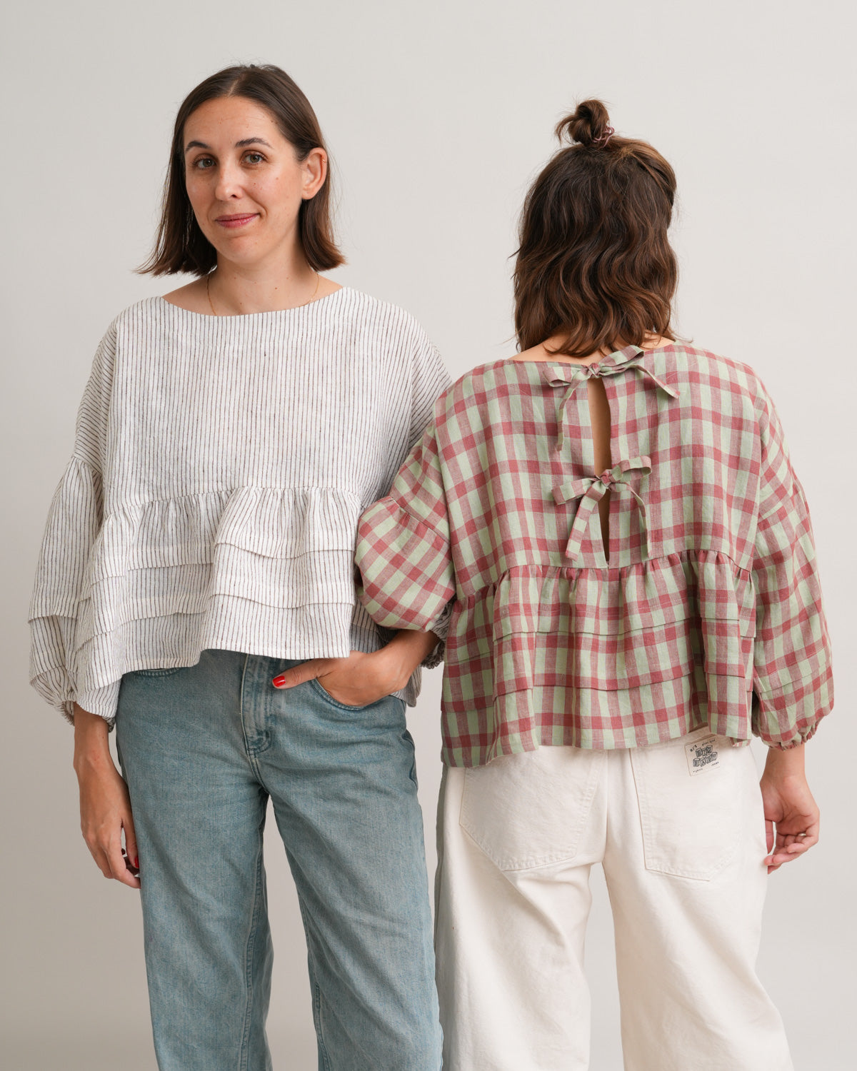 Matchy Matchy Pintuck Poet Blouse