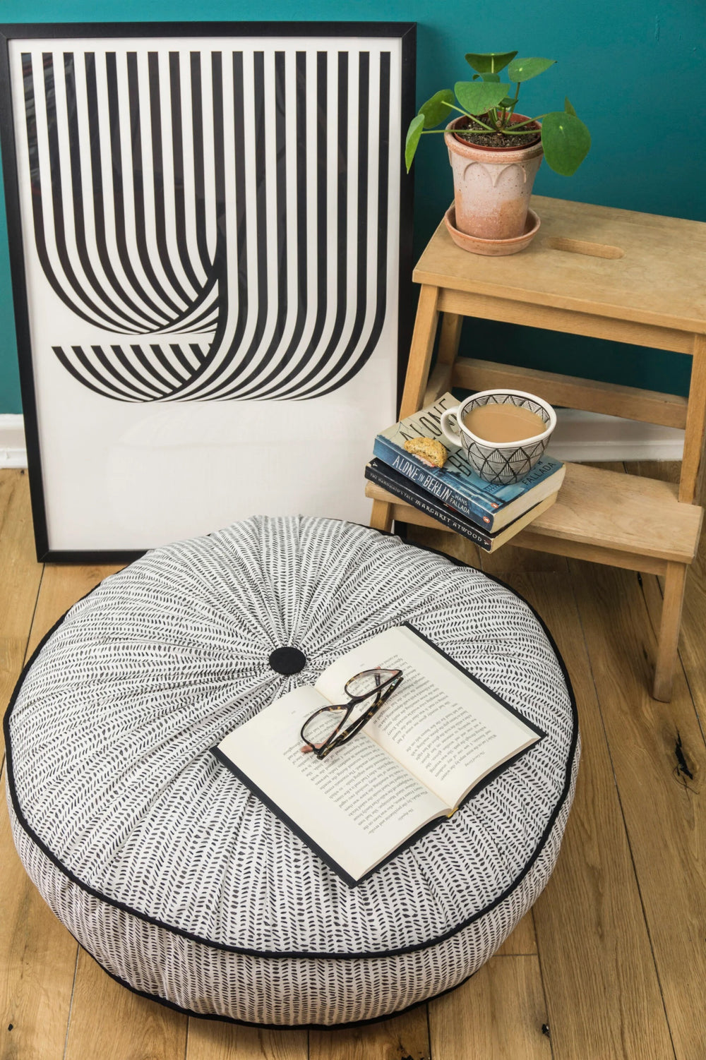 Sew Over It Piped Floor Cushion
