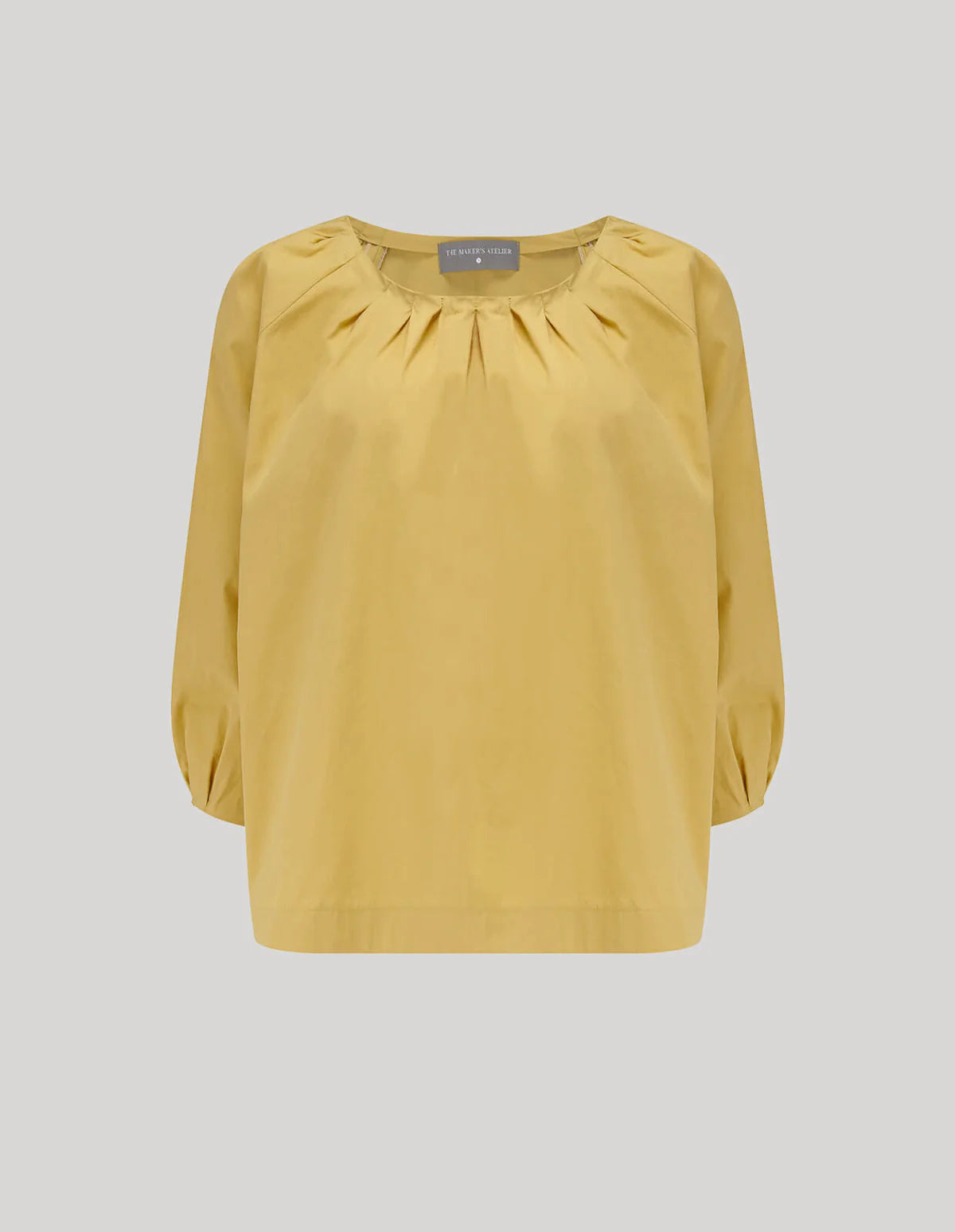 The Maker's Atelier Pleat Neck Blouse