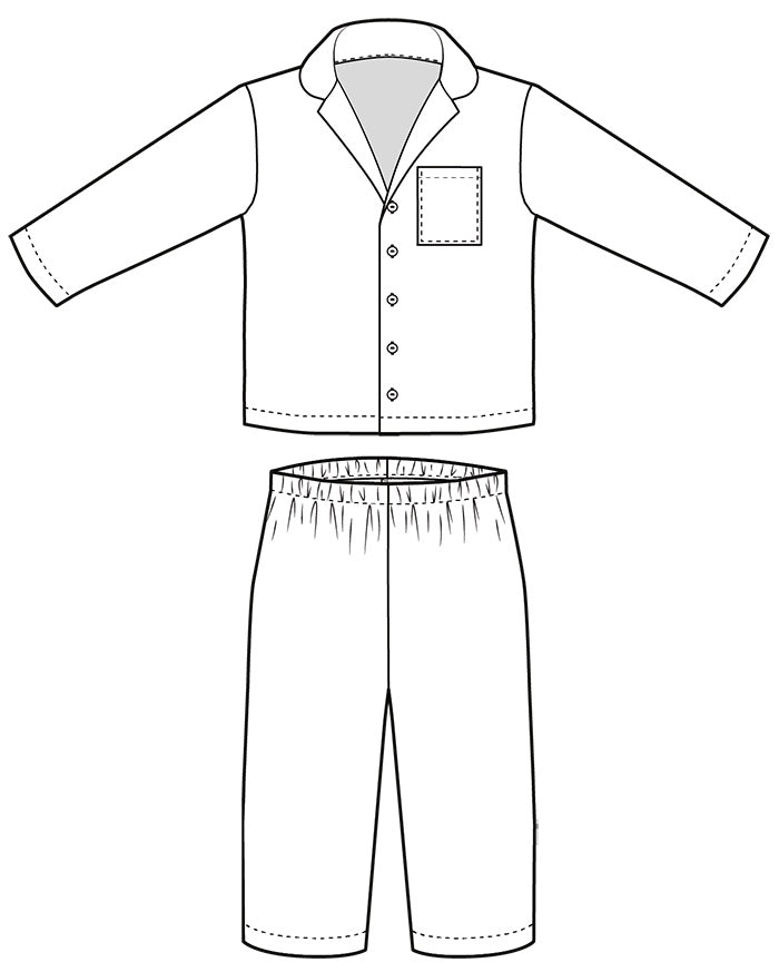 Poppy & Jazz Baby/Child Pomegranate Pyjamas