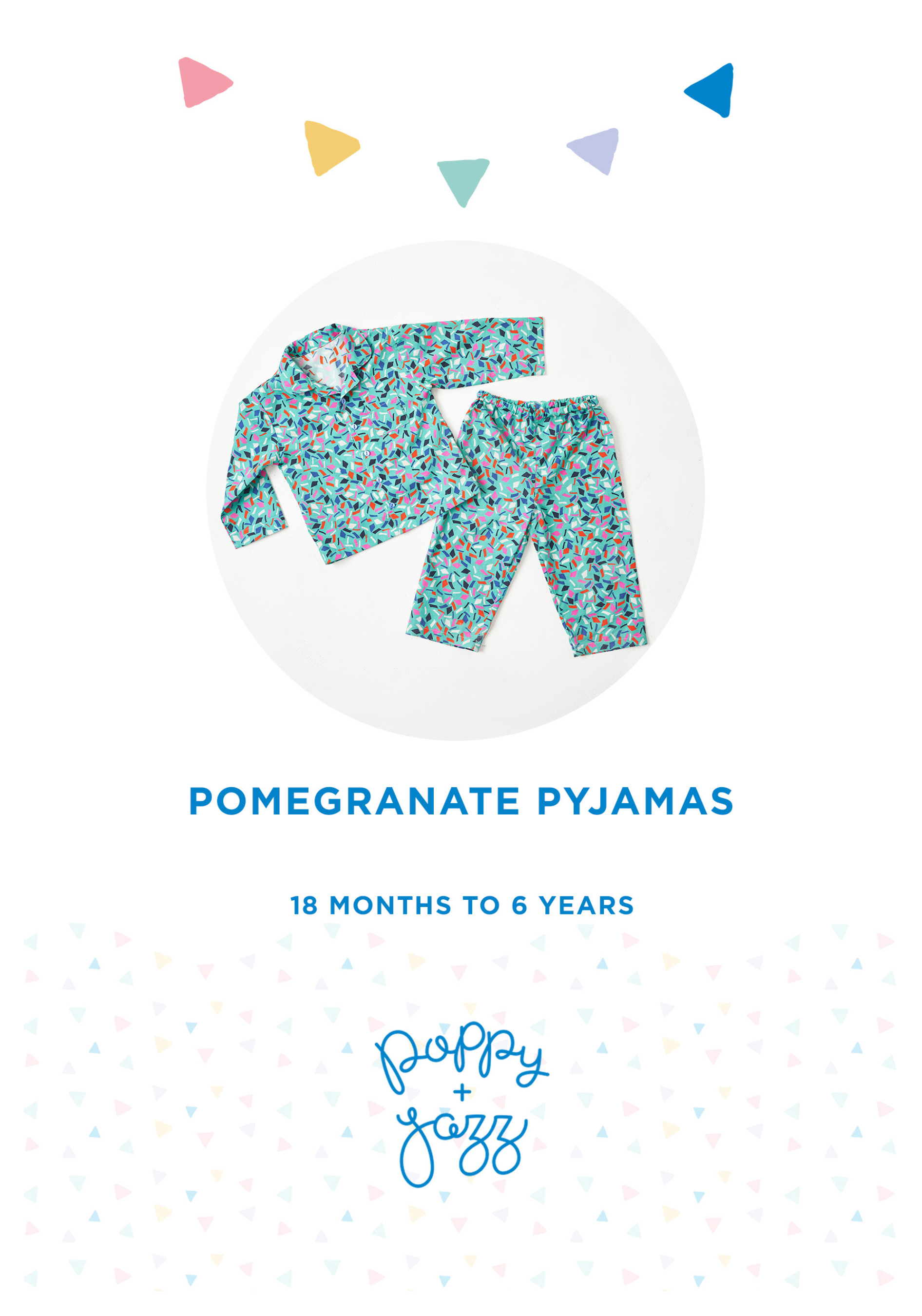 Poppy & Jazz Baby/Child Pomegranate Pyjamas