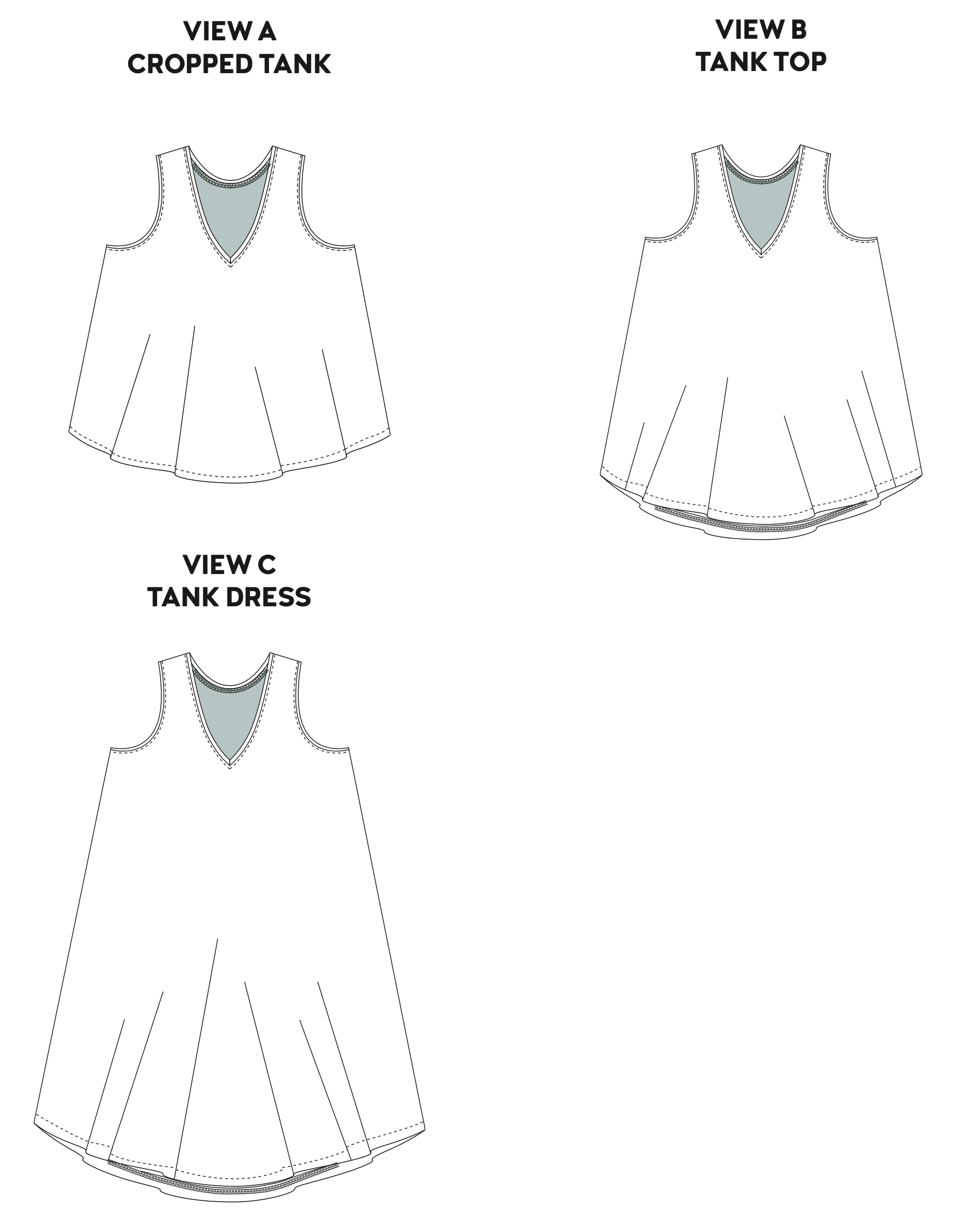 Chalk and Notch Pony Tank and Dress