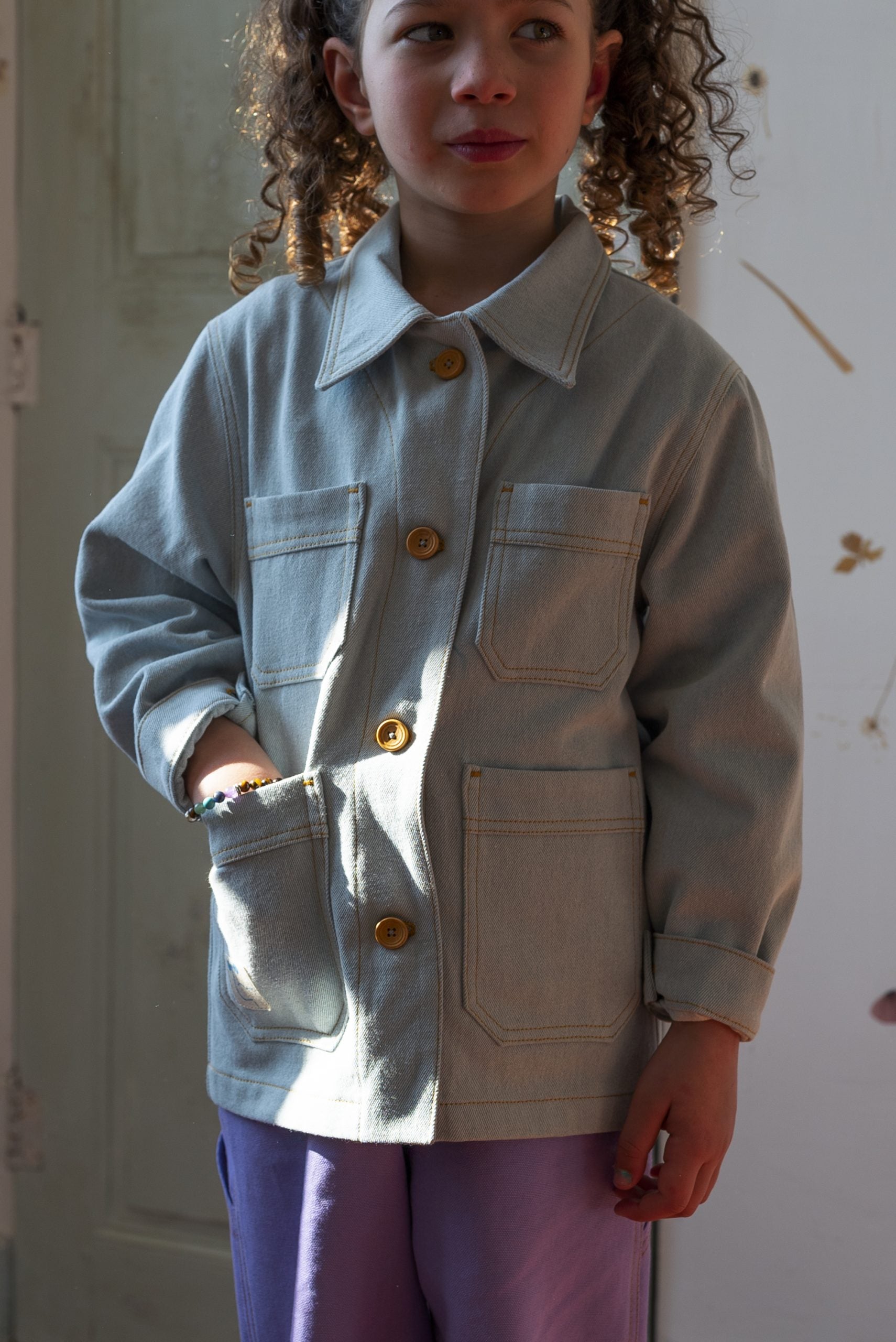Ready to Sew Child/Teen Prosper Bleu de Travail Jacket