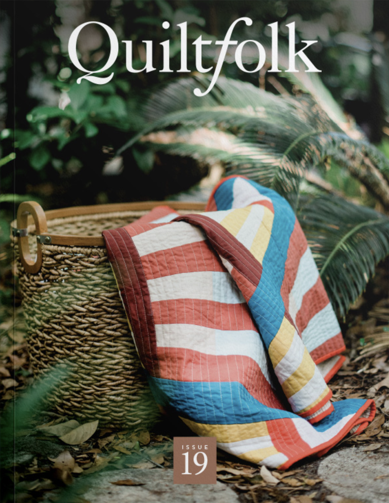 A quilting pattern magazine from Quiltfolk on The Fold Line. Whether you’re looking for traditional, modern, antique or art quilts, this beautiful magazine has it all. Quiltfolk travels with a team of writers and photojournalists to meet and interview mem
