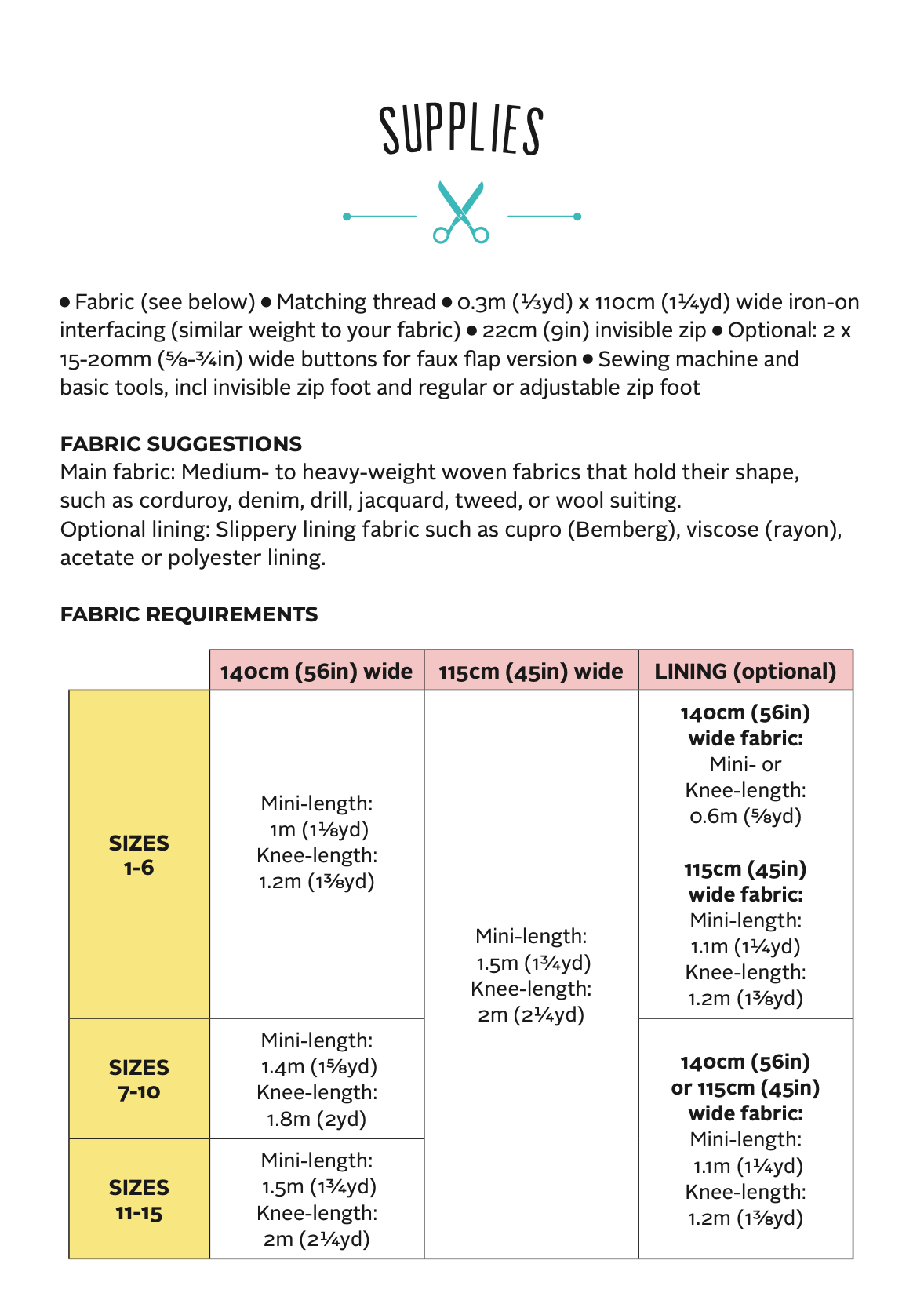 Tilly and the Buttons Ramona Skirt