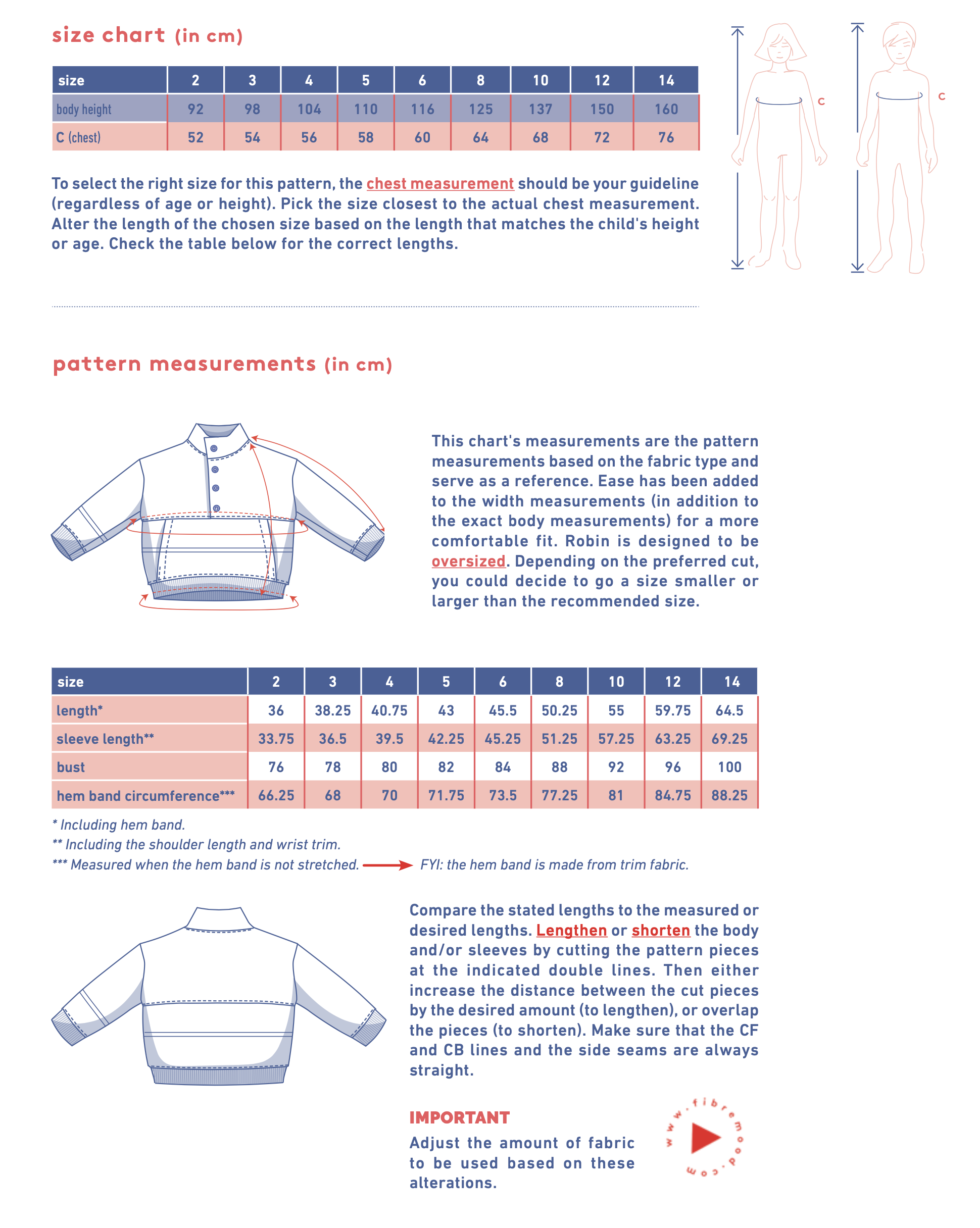 Fibre Mood Child/Teen Robin Pullover