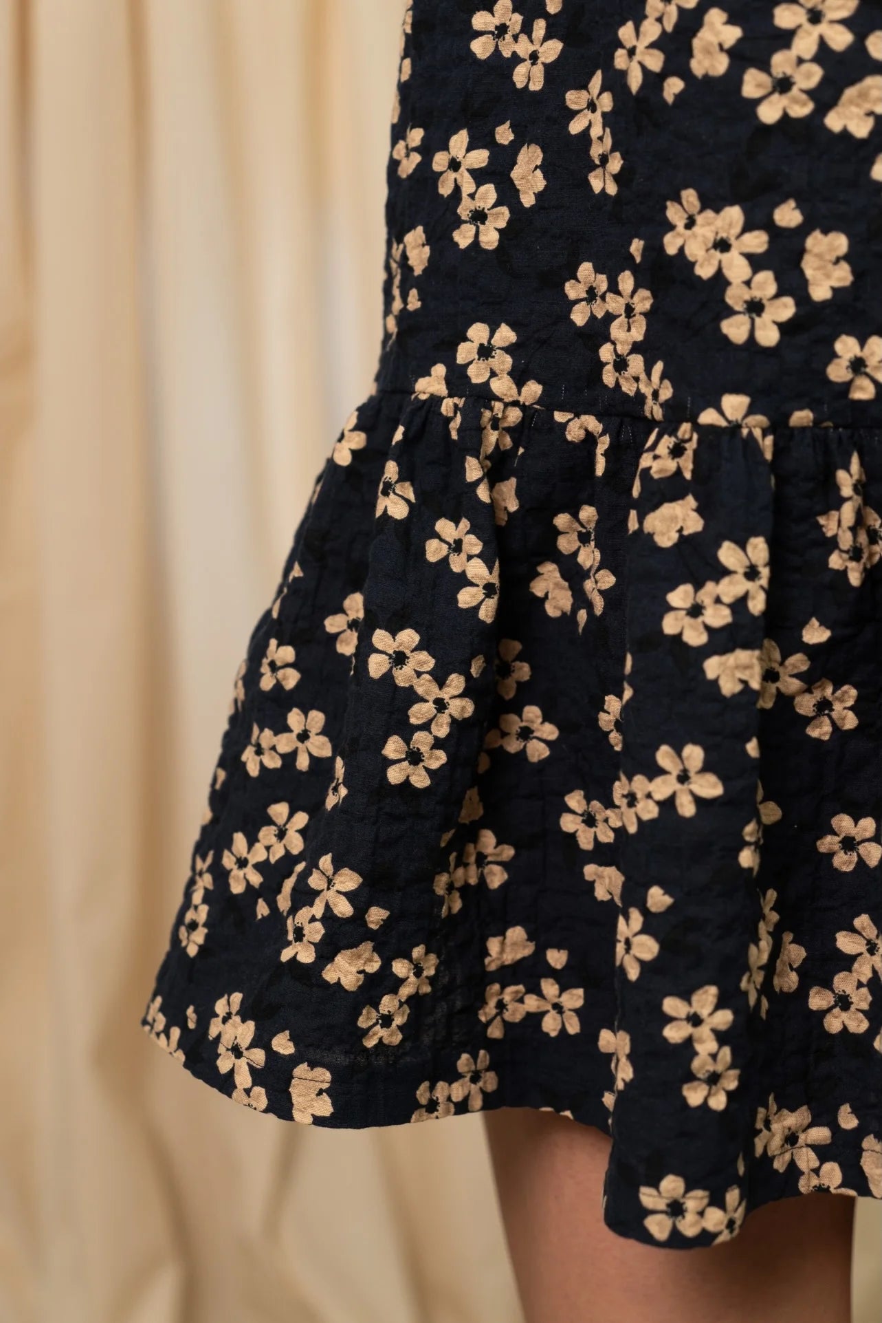 Puff and Pencil Ruffle Dress