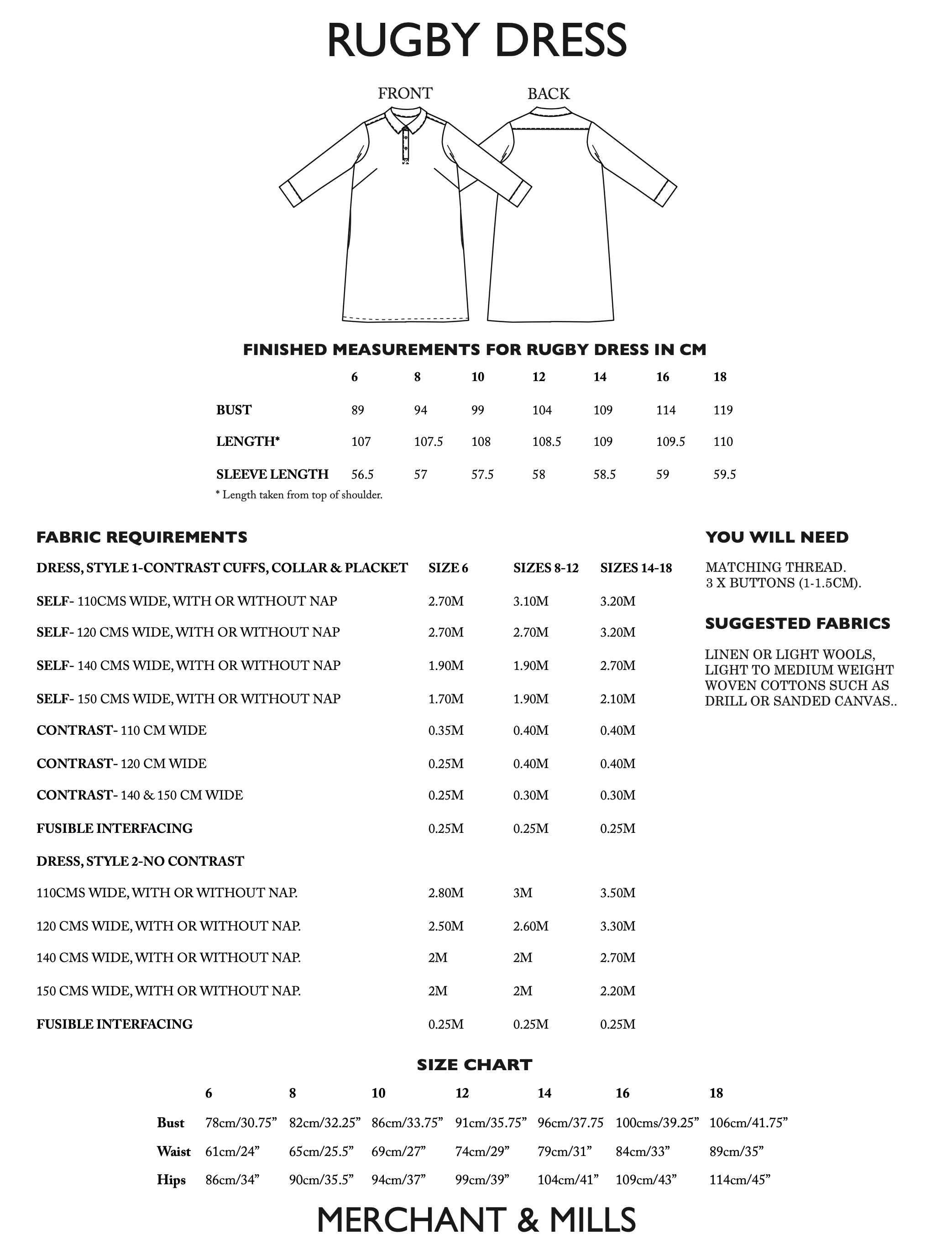 Merchant & Mills Rugby Dress