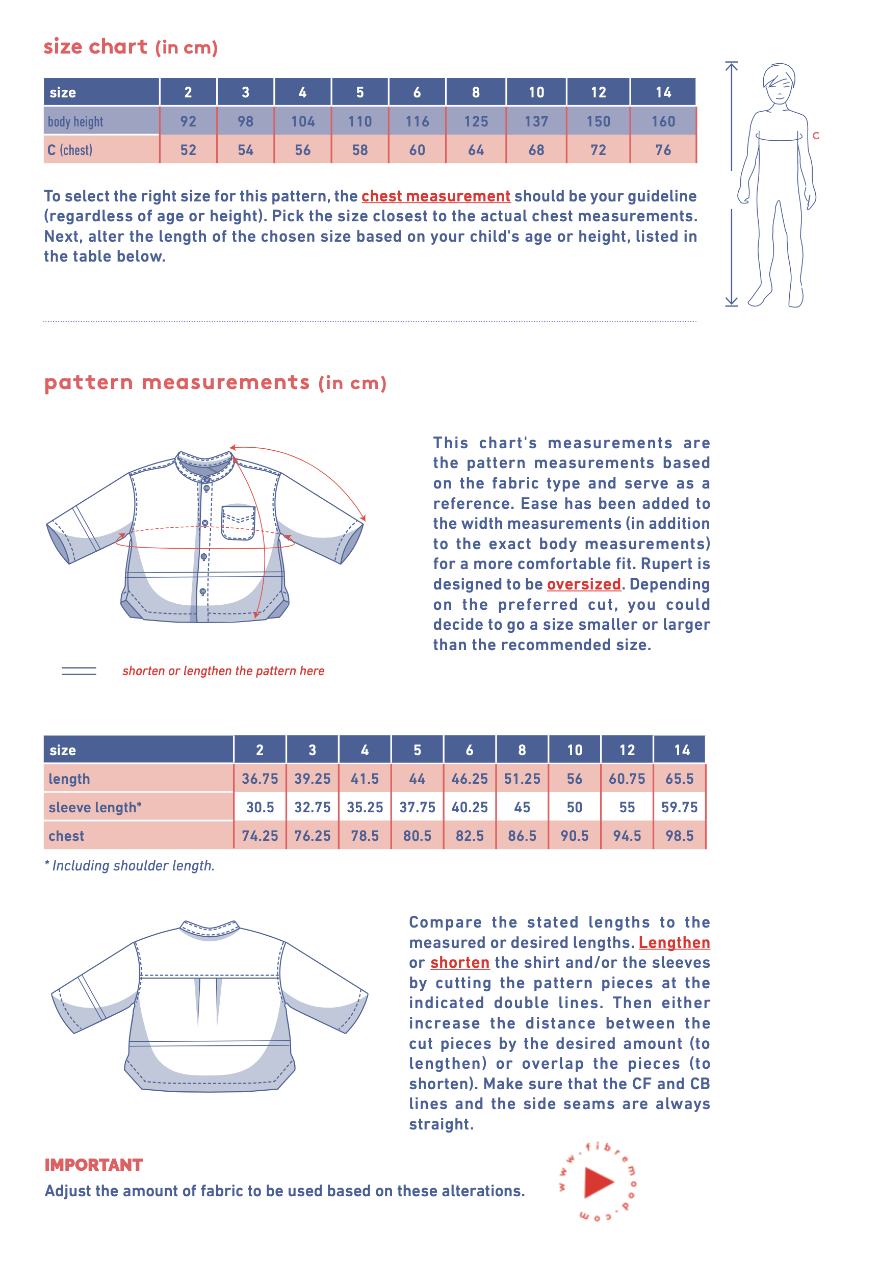 Fibre Mood Child/Teen Rupert Shirt