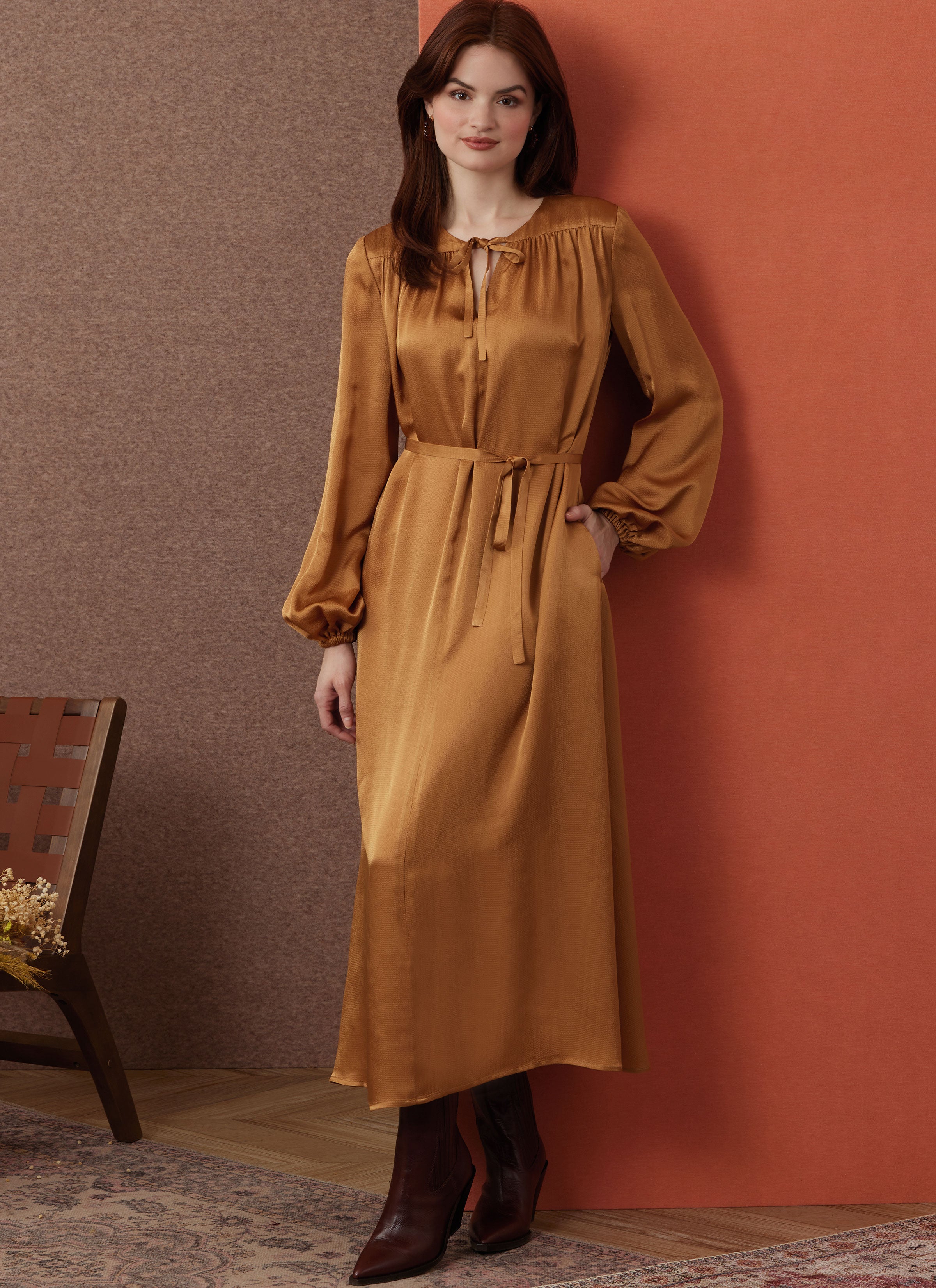 simplicity a line dress Vintage Simplicity Pattern 5534 Misses' A-Line Dress Sz 14 Complete 1964