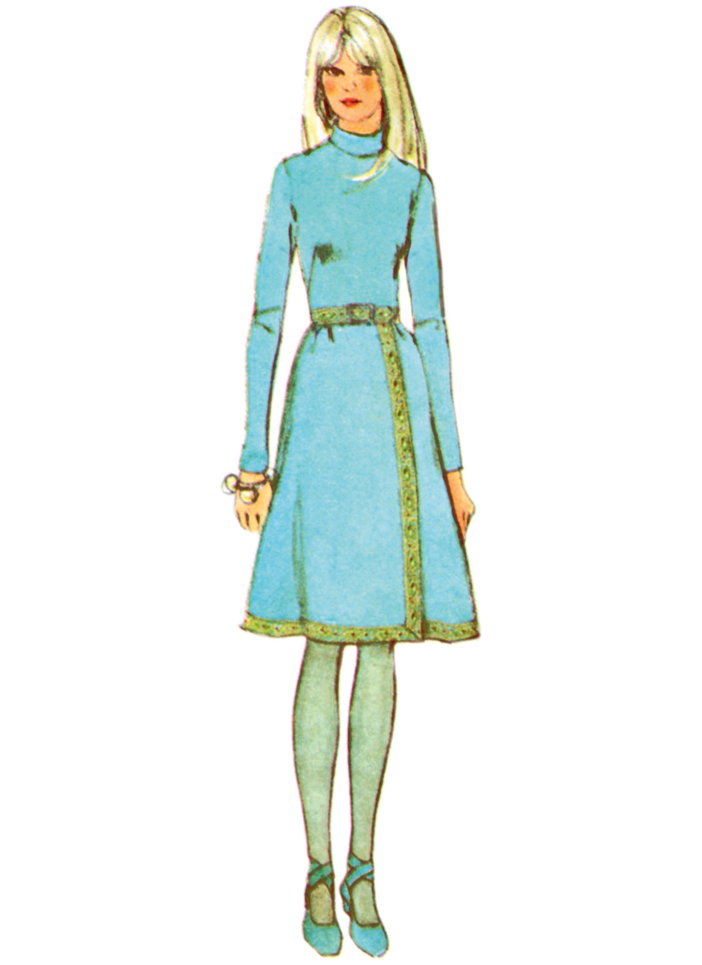 Simplicity Vintage Dress & Scarf S3017 – The Fold Line