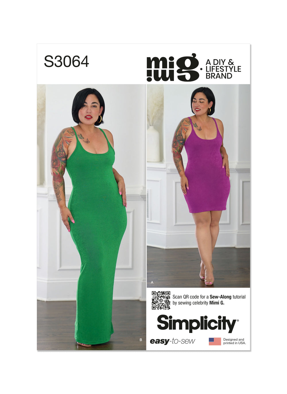 Simplicity Dress S3064