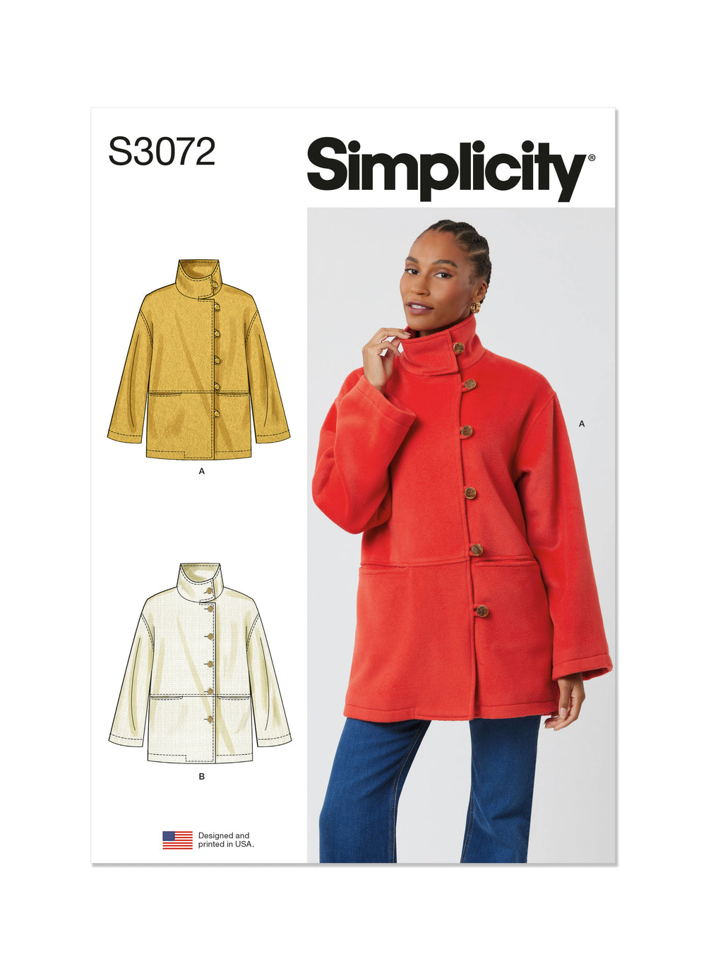Simplicity Jacket S3072