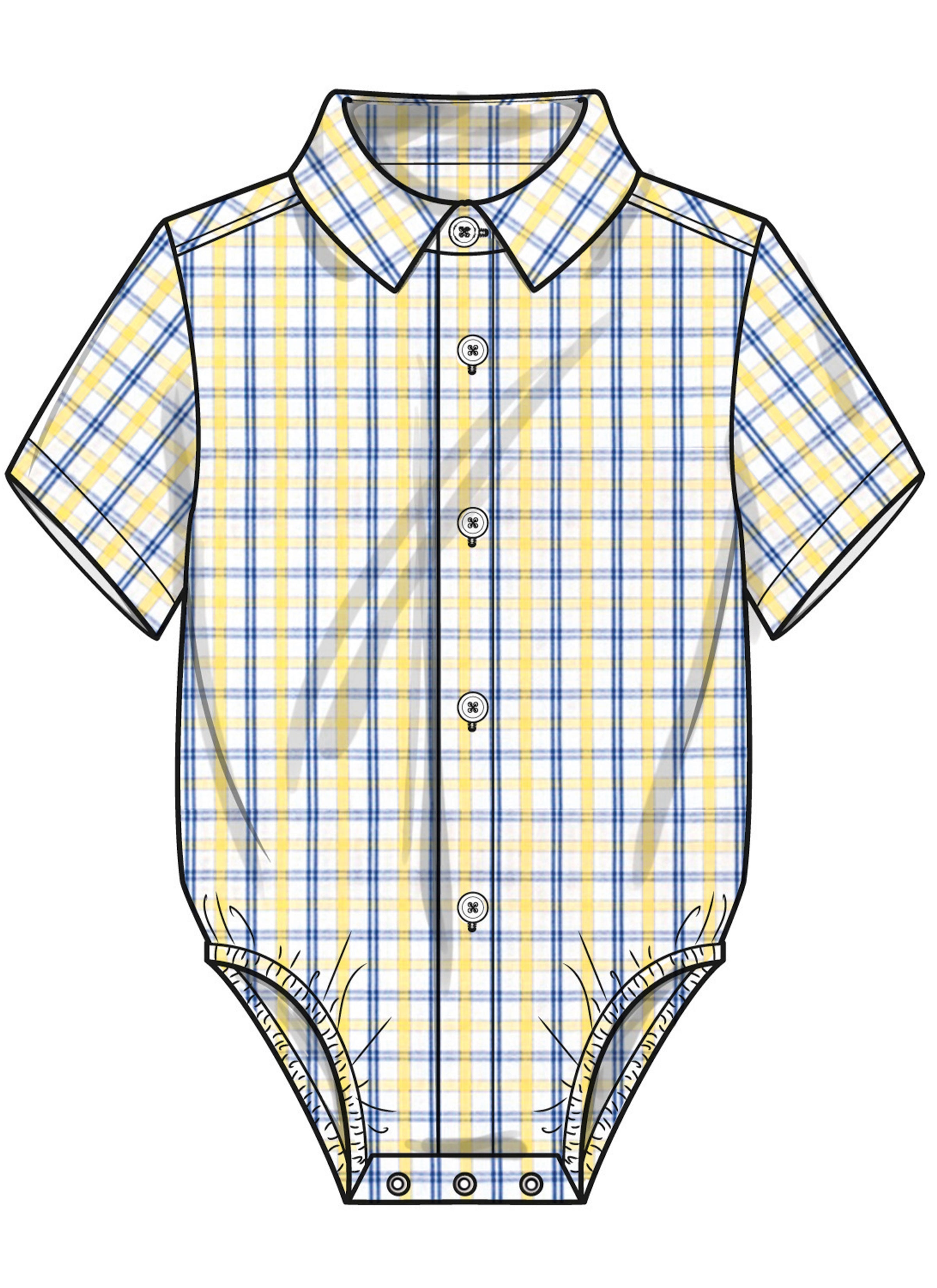 Simplicity Babies' Bodysuits, Shorts and Trousers S3079