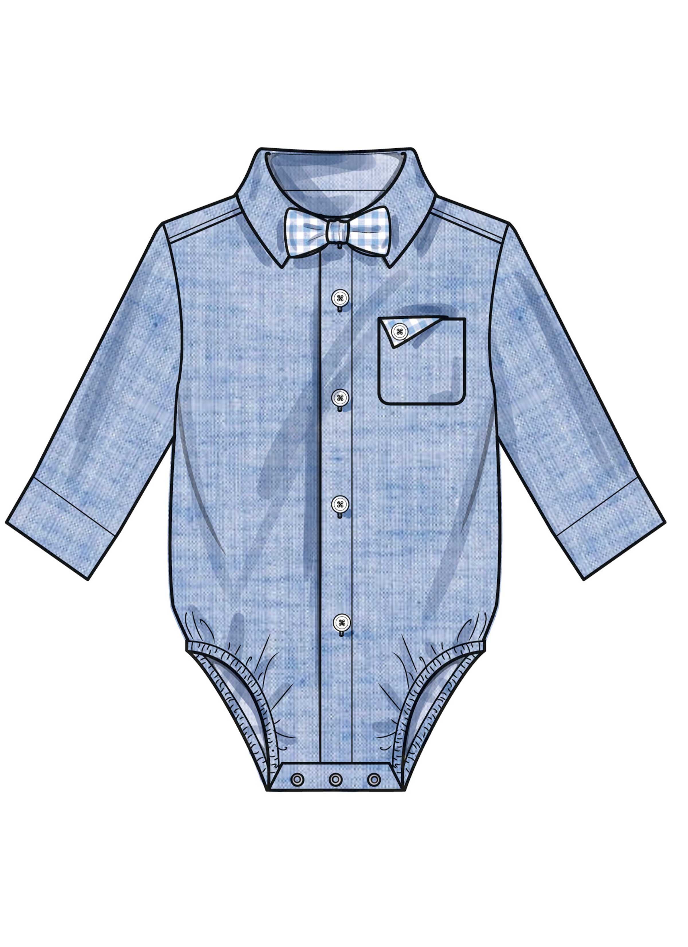 Simplicity Babies' Bodysuits, Shorts and Trousers S3079