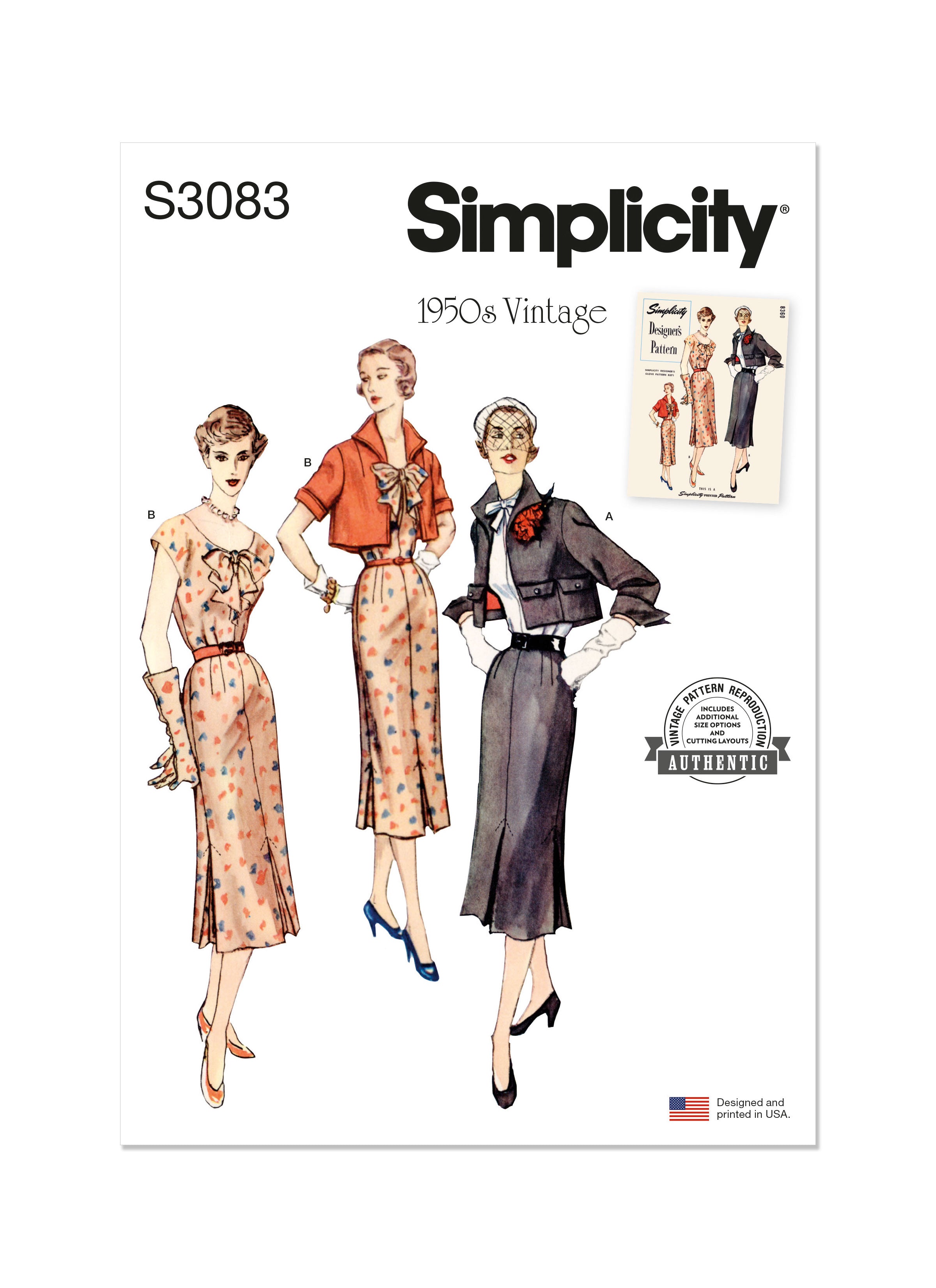 Simplicity Dress and Jacket S3083