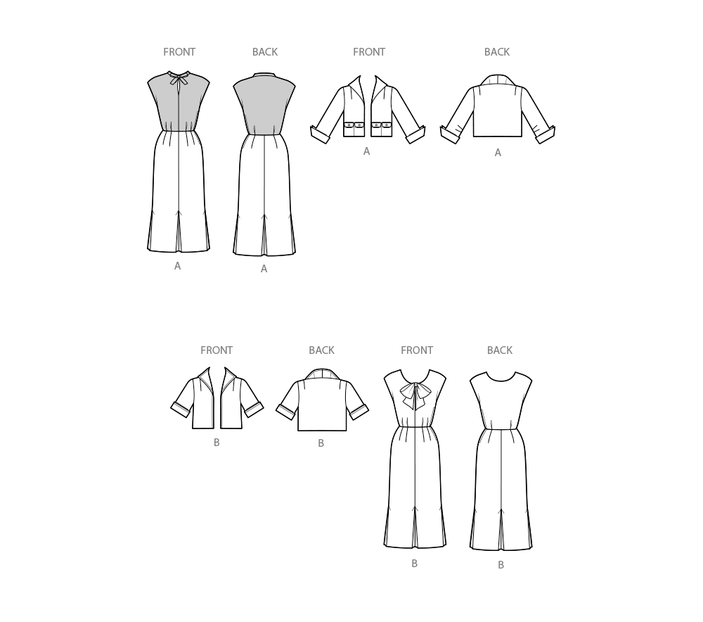 Simplicity Dress and Jacket S3083