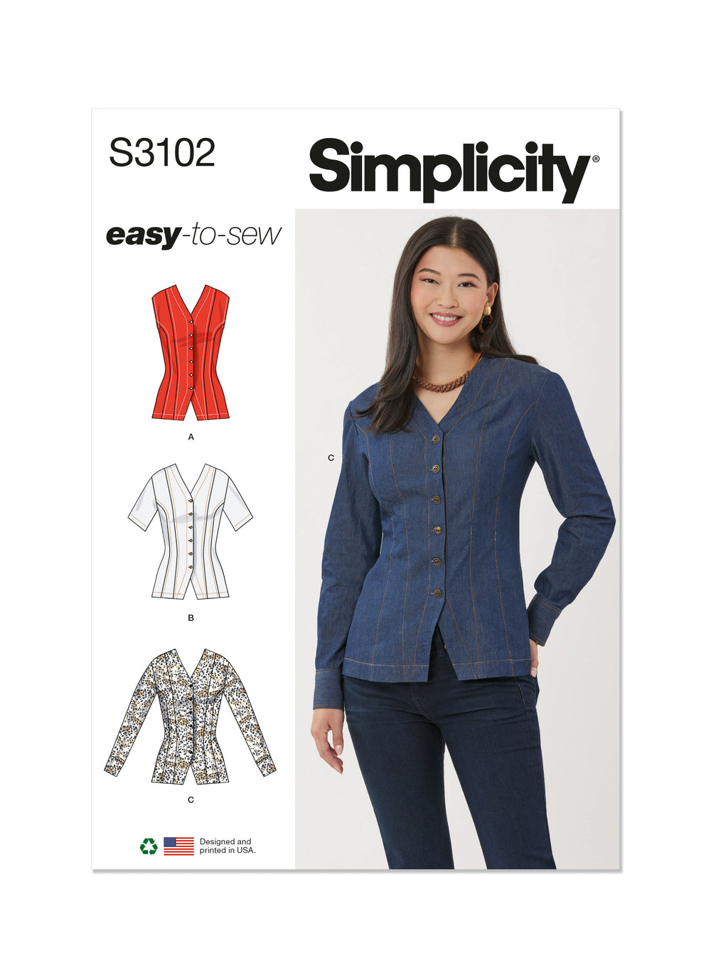 Simplicity Shirt S3102