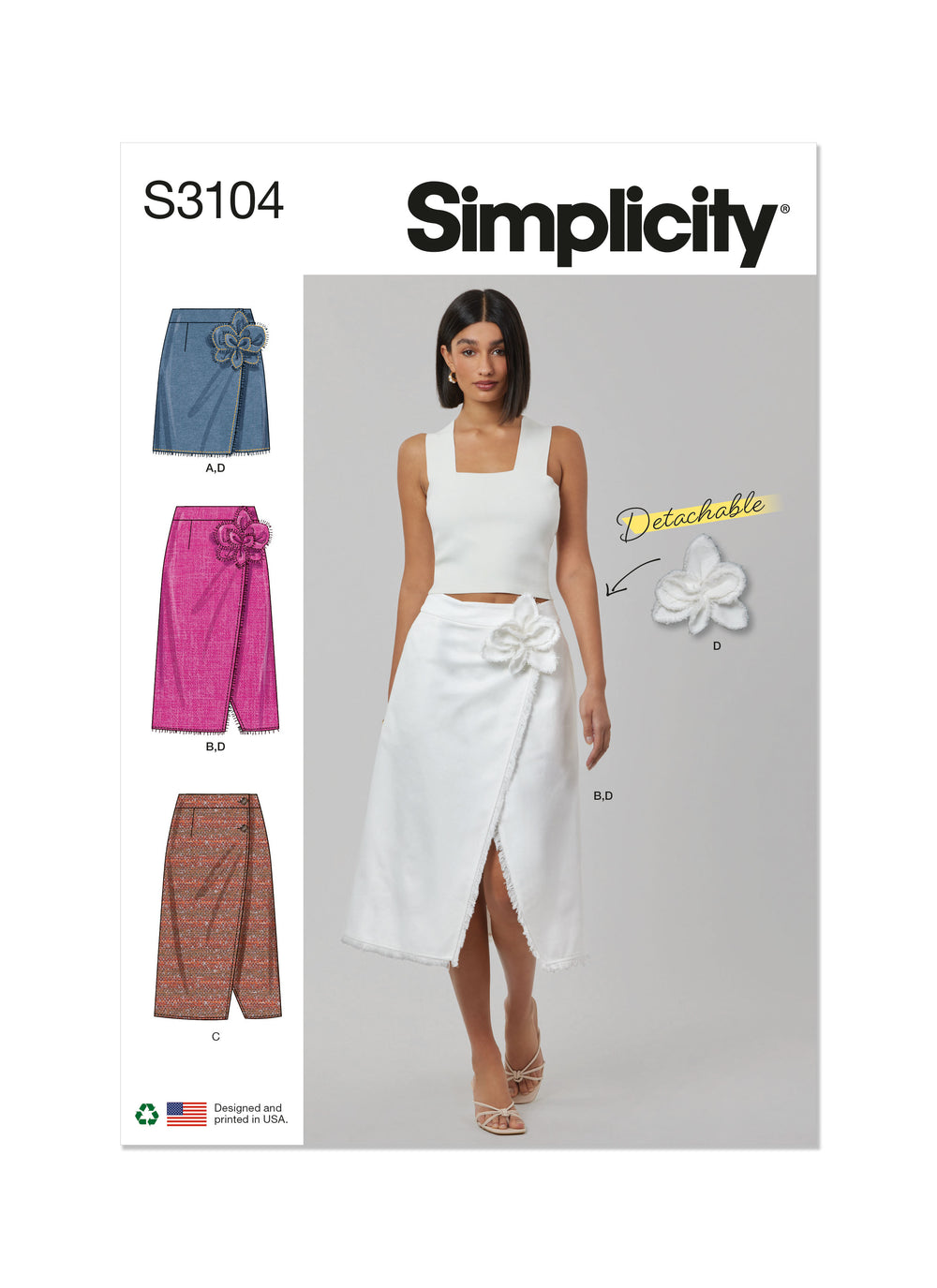 Simplicity Wrap Skirts S3104