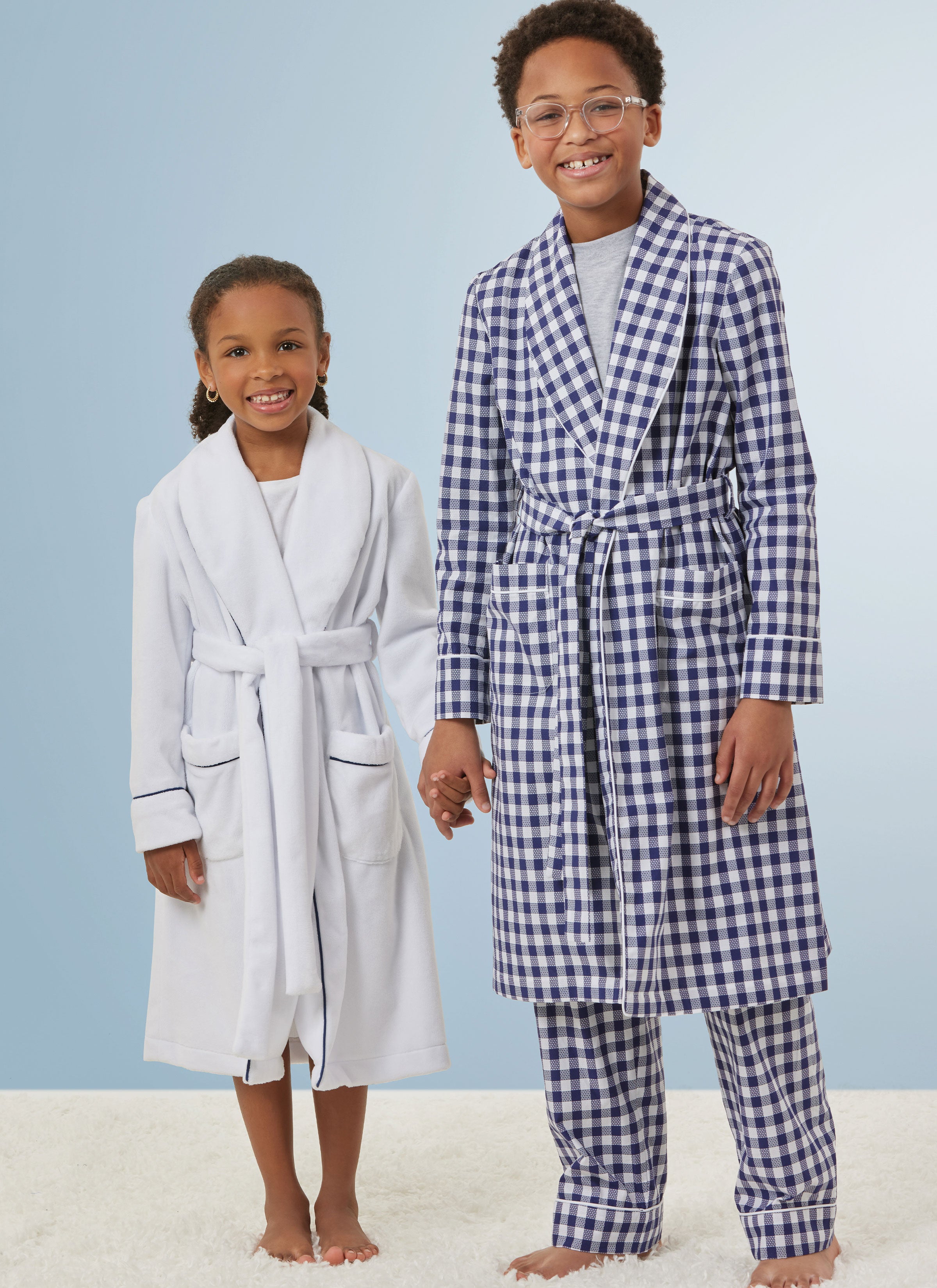 Simplicity Girls' and Boys' and Adults' Robe, Shorts and Trousers S3109