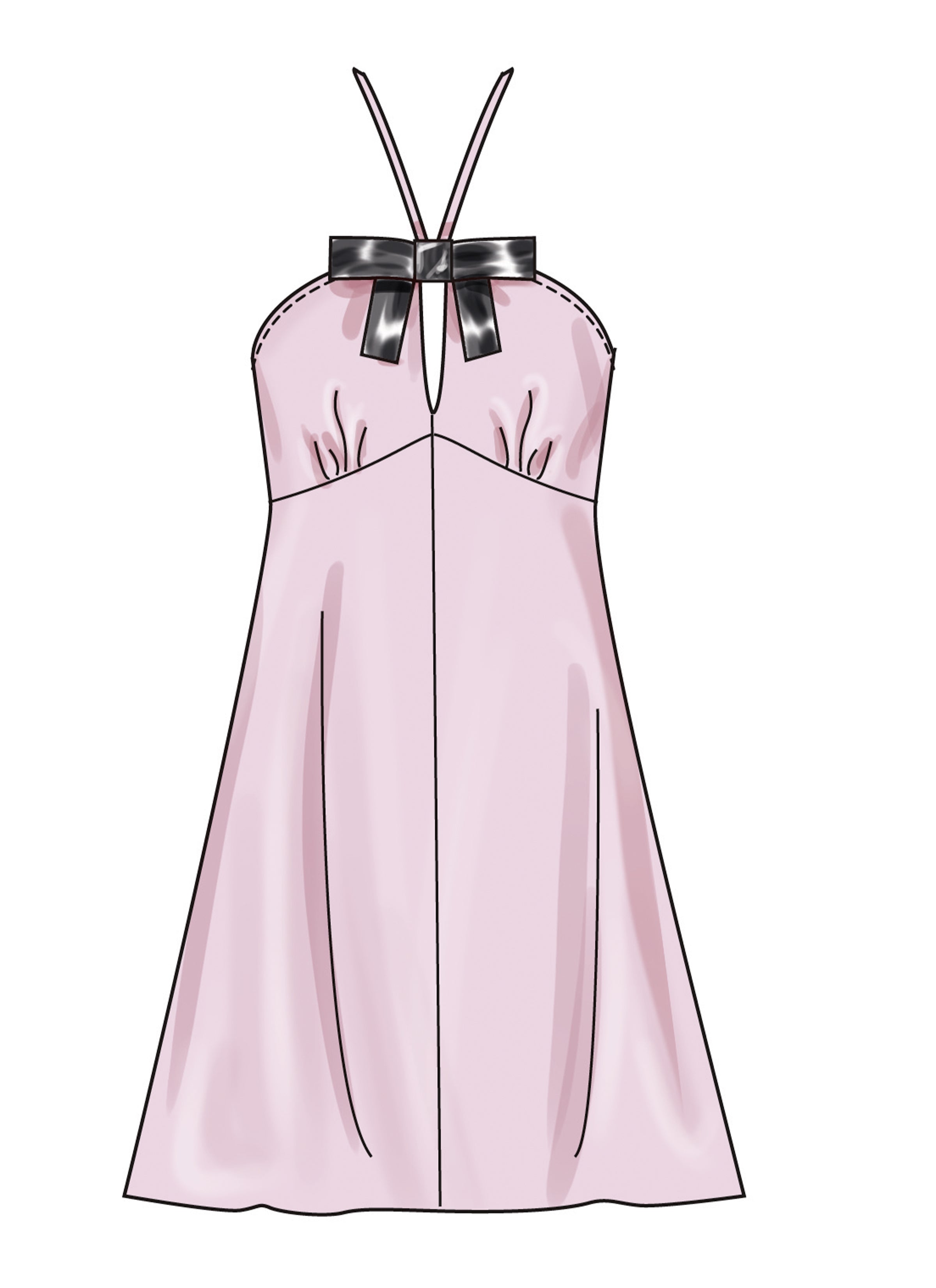 Simplicity Halter Dress S3133