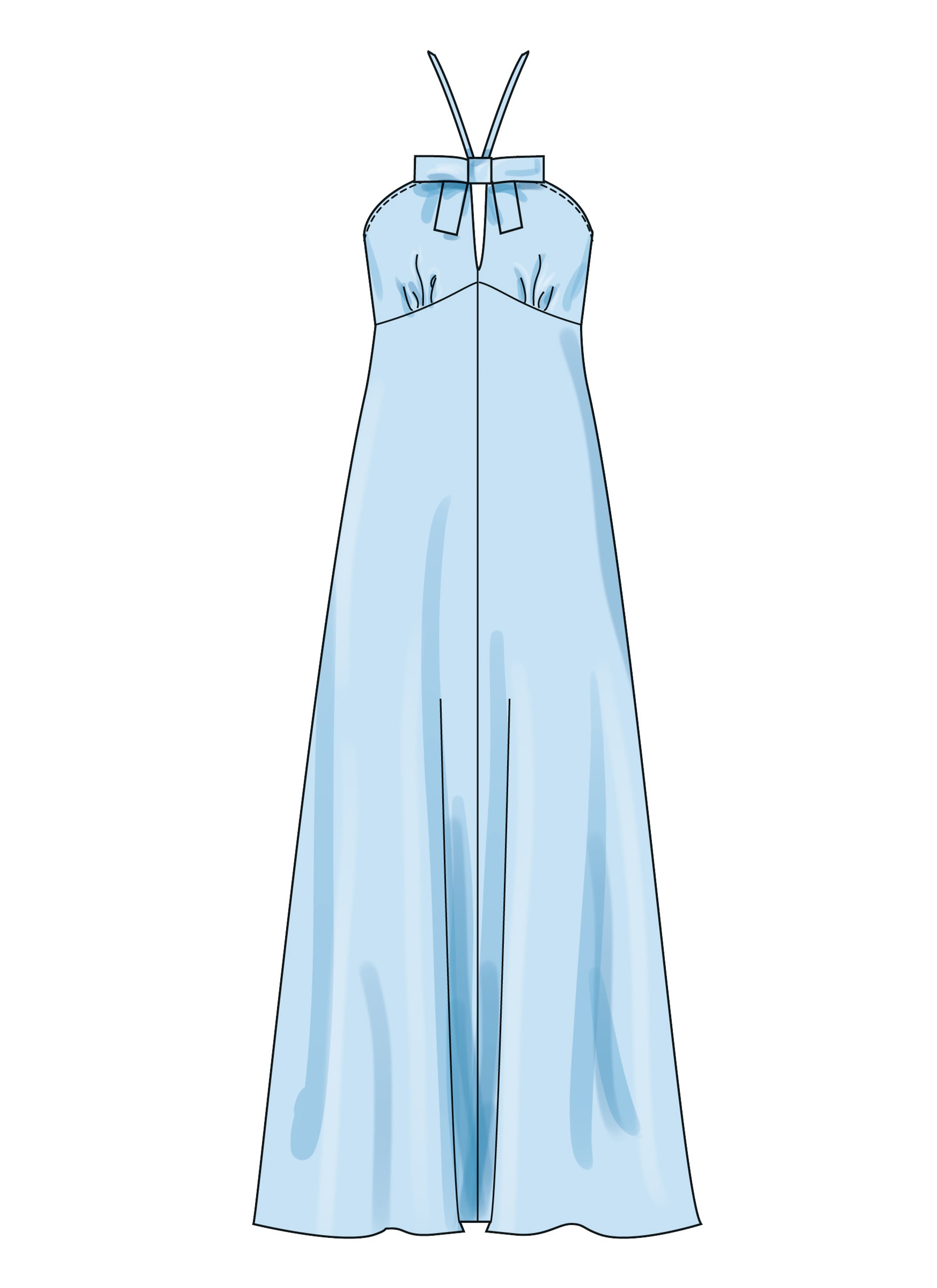 Simplicity Halter Dress S3133