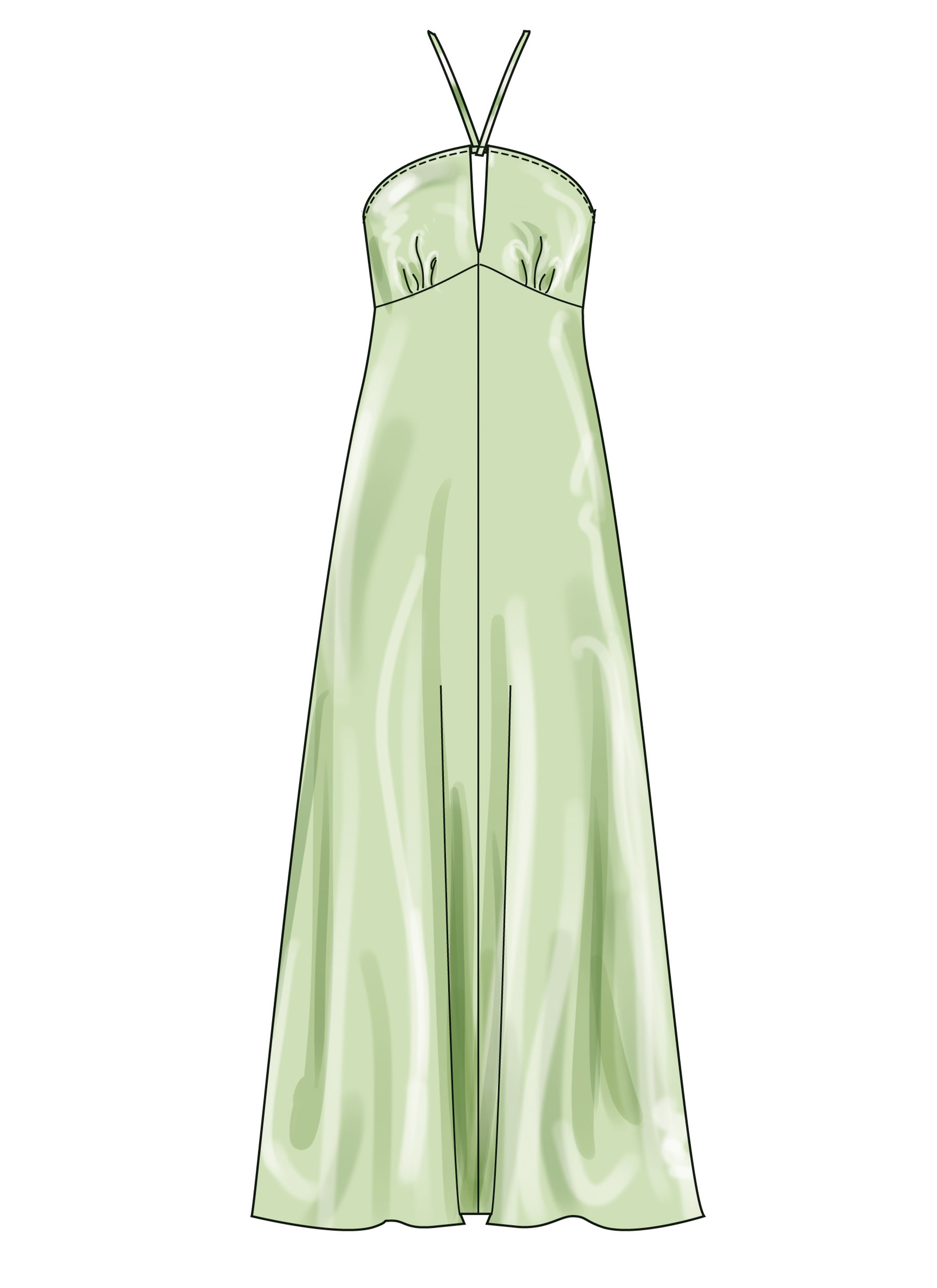 Simplicity Halter Dress S3133