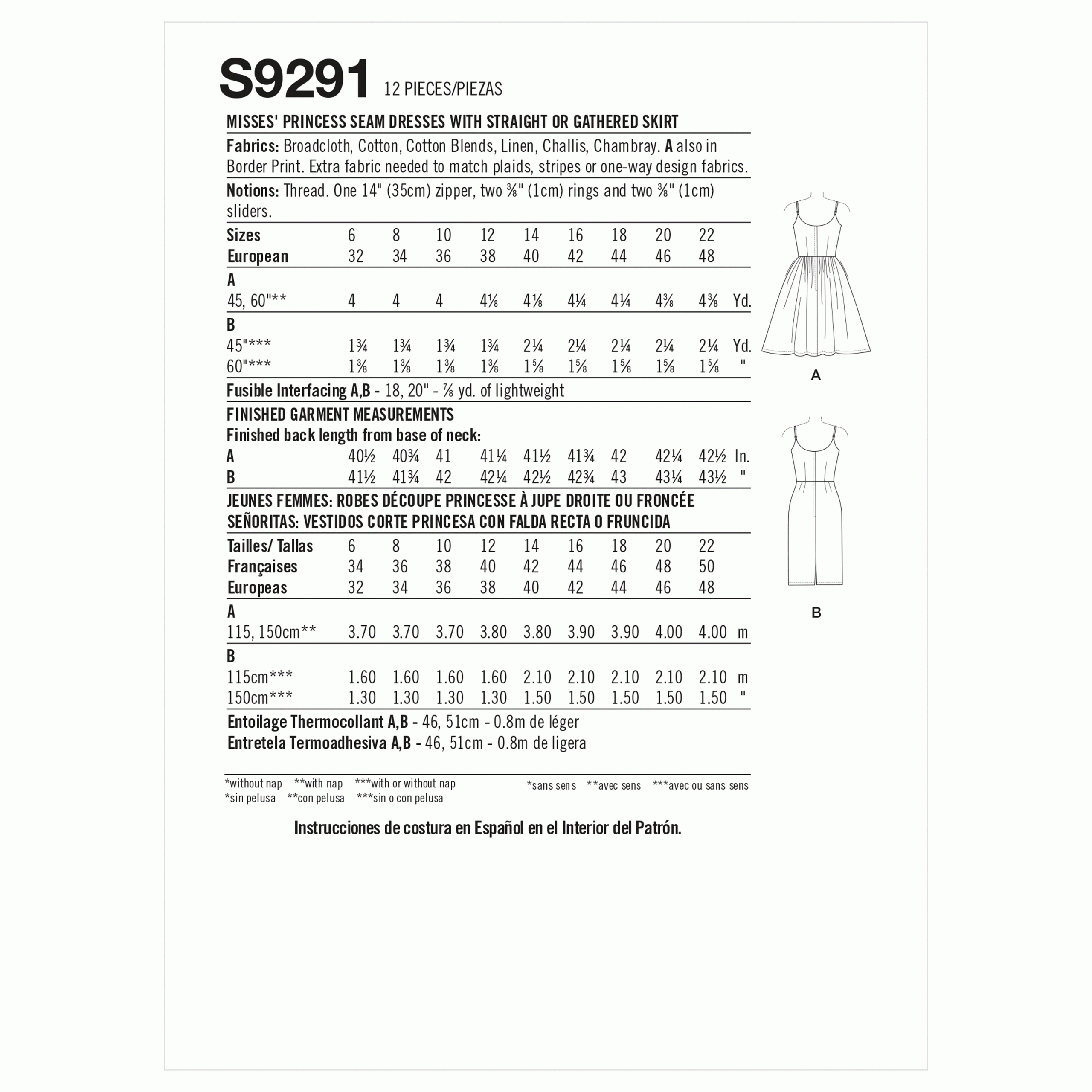 Simplicity Dresses S9291