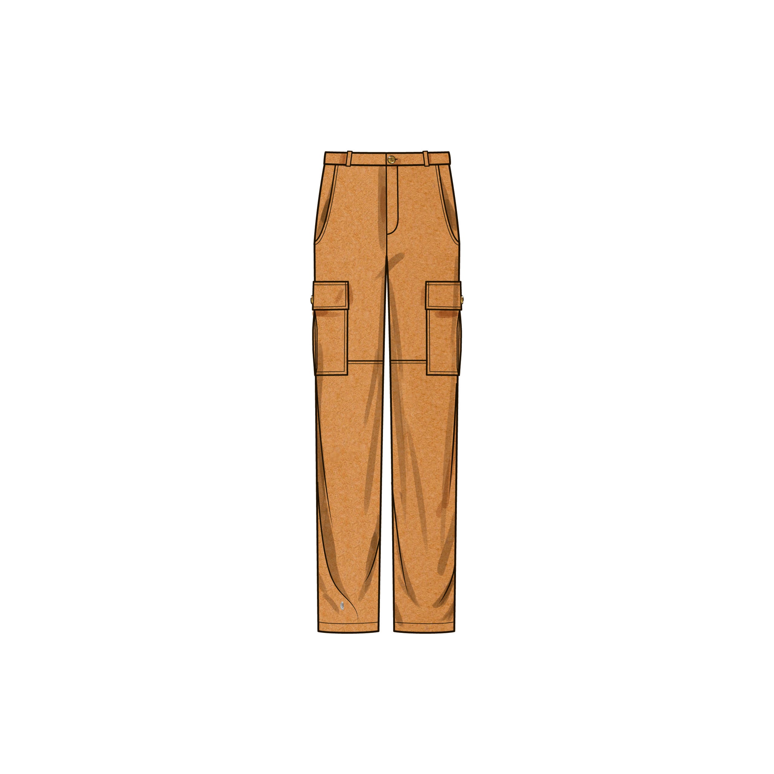 Simplicity Men's Cargo Trousers S9693