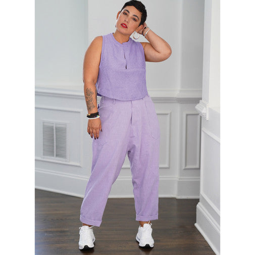 Simplicity SS9751D5 – Cartamodello Da Donna Per Gonne E Pantaloni In Maglia, 2 Lunghezze, Taglie D5 (4-6-8-10-12)