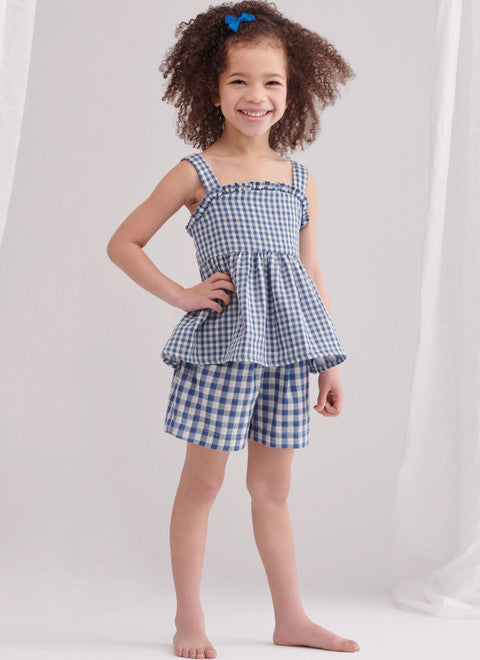 Simplicity Child Top, Trousers & Shorts S9800