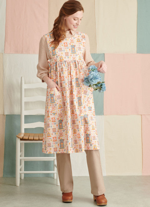 Simplicity Dress & Pinafore Apron S9835