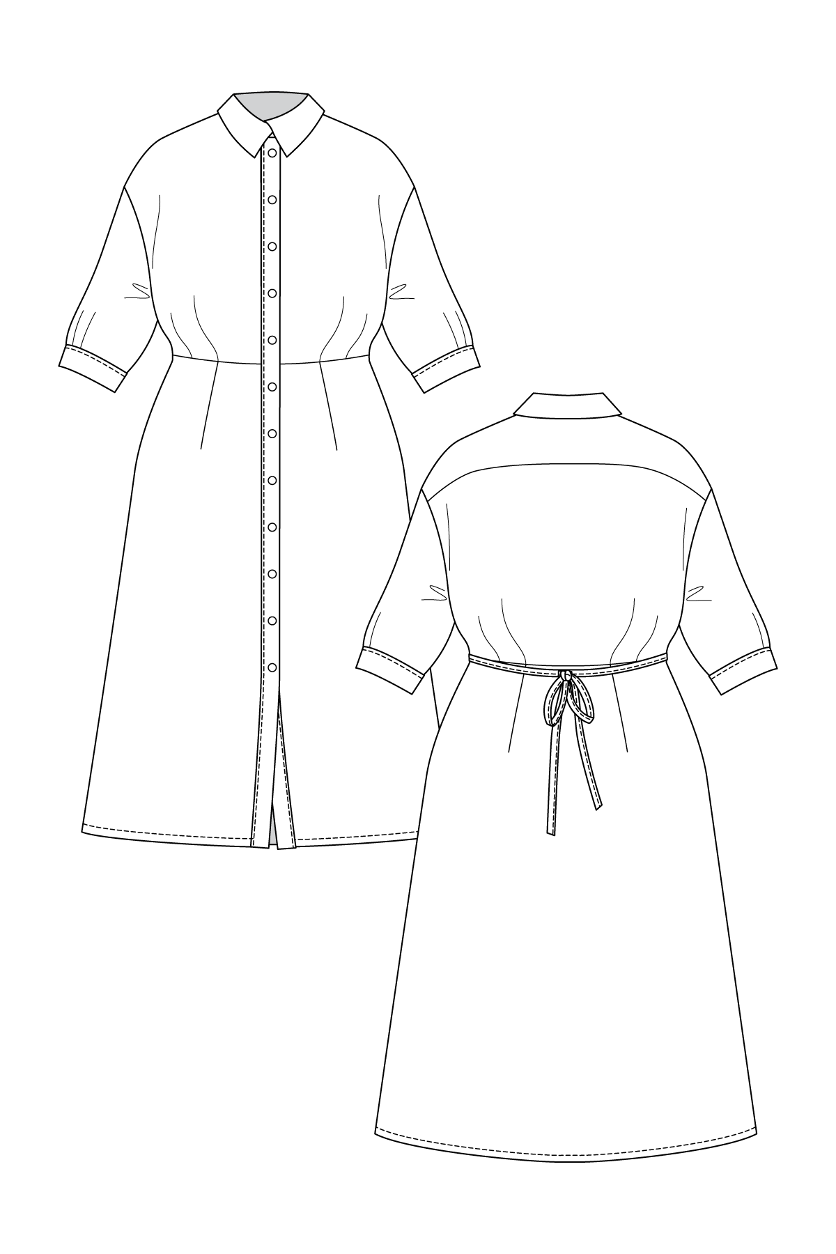 Named Silmu Shirt and Shirt Dress