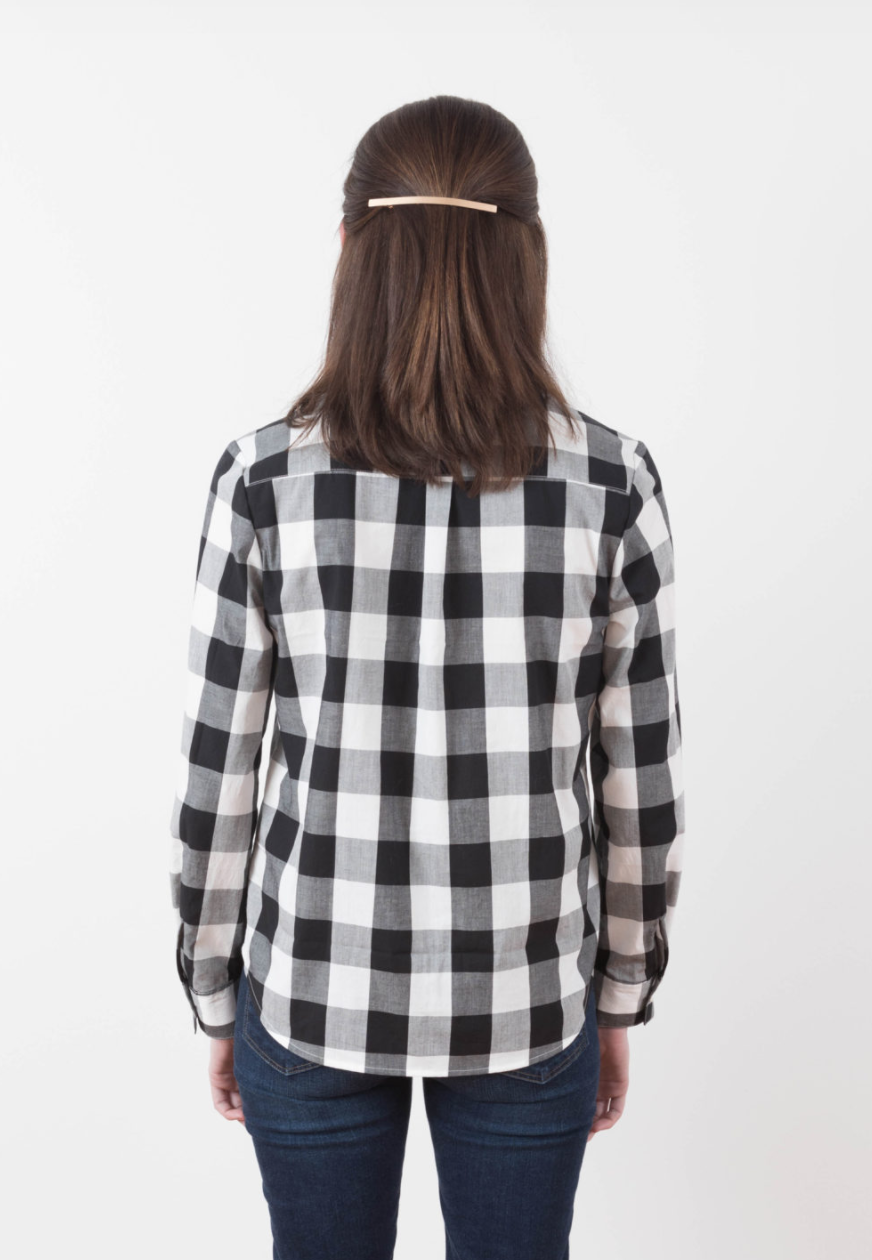 Buy the Archer Button up shirt sewing pattern from Grainline Studio from The Fold Line