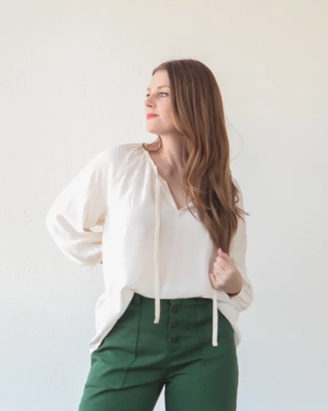Buy the Roscoe dress and top sewing pattern from True Bias from The Fold Line