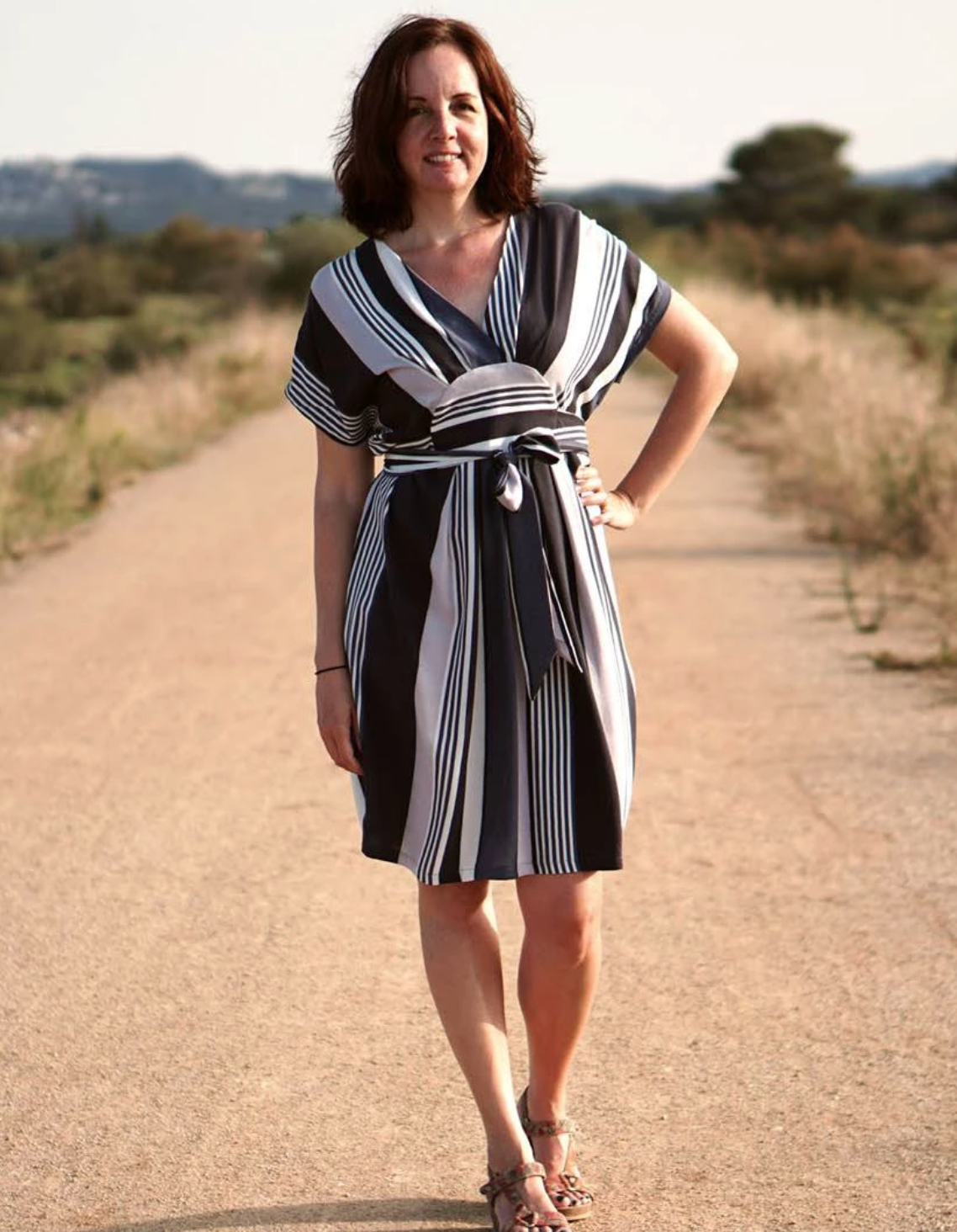 Akinori Dress Womens Paper Pattern - Wardrobe by Me