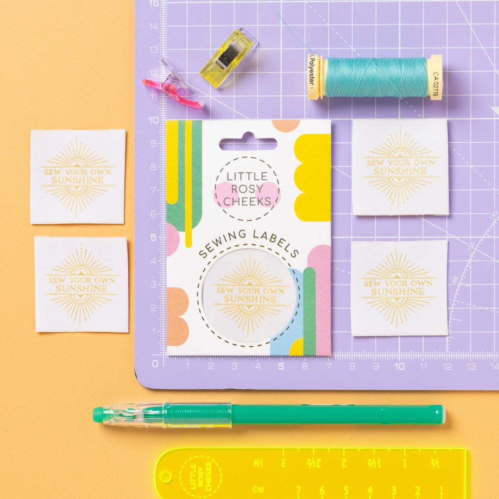 Little Rosy Cheeks 'Sew Your Own Sunshine' Labels