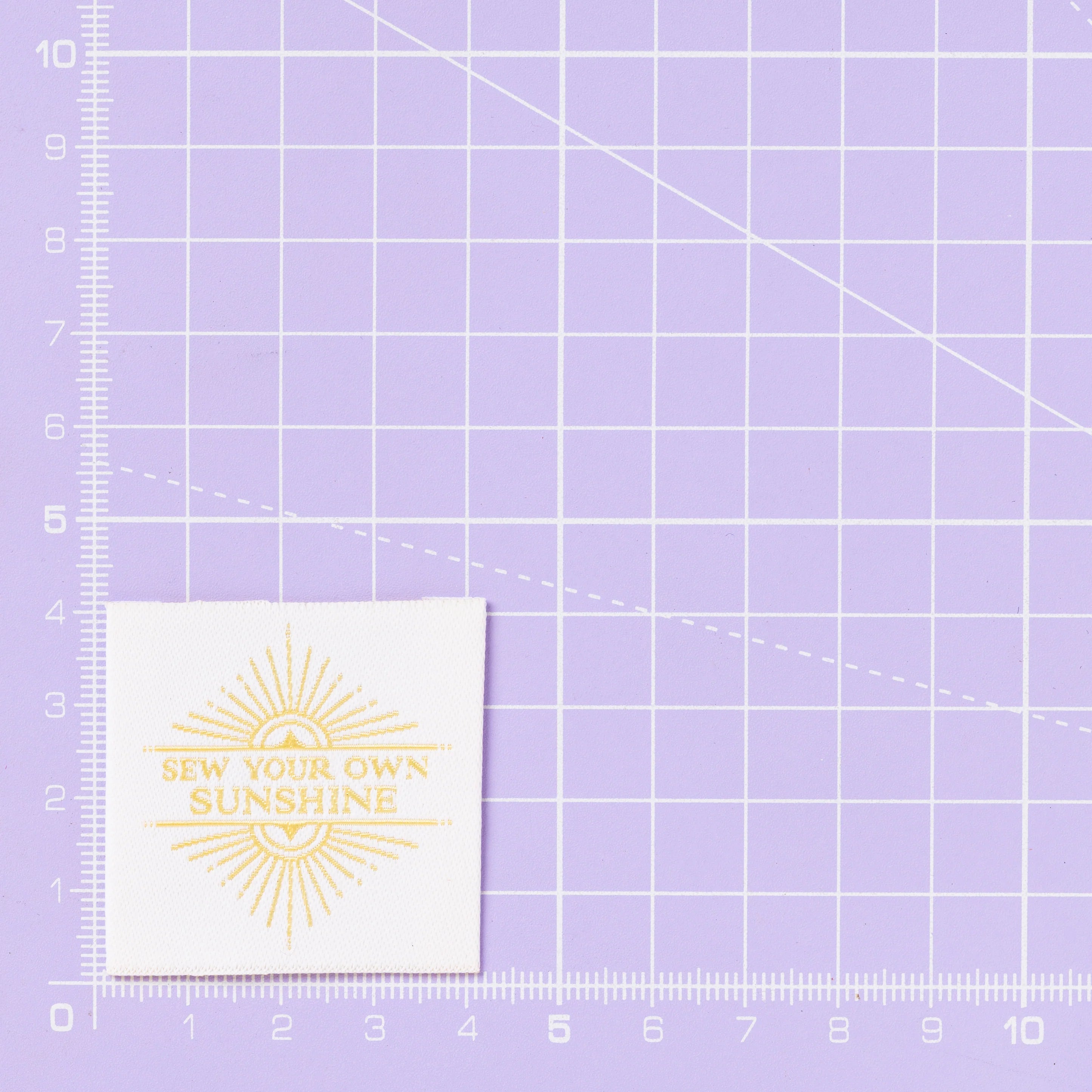 Little Rosy Cheeks 'Sew Your Own Sunshine' Labels