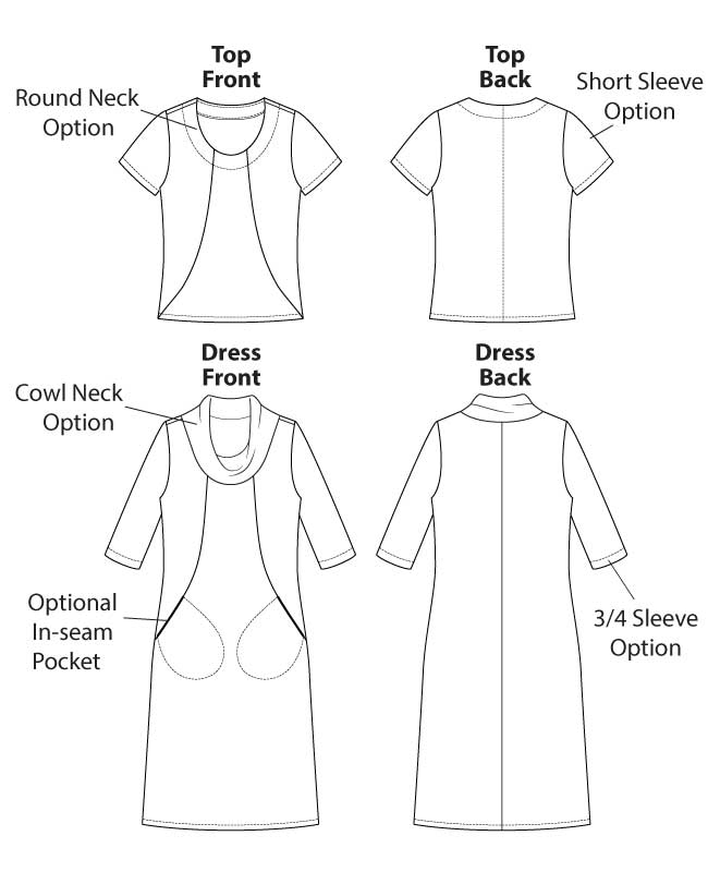 Itch to Stitch Simien Top and Dress