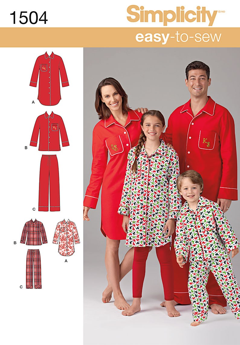 Simplicity Family Pyjama Set S1504