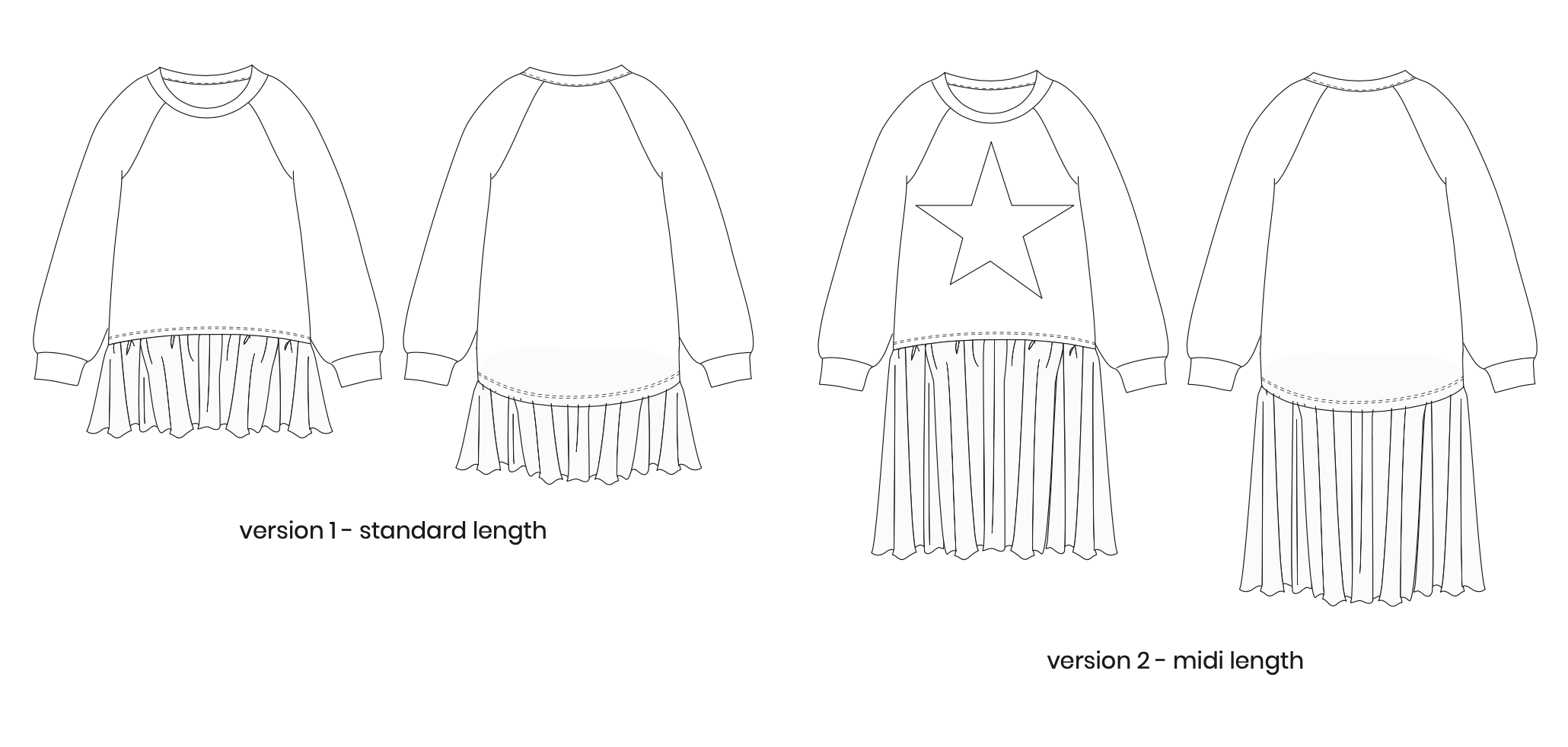 Pattern Paper Scissors Stevie Sweat Dress