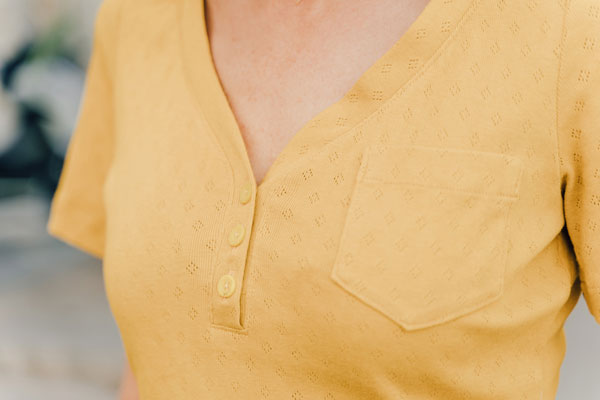 Liesl + Co Strasbourg Henley Bodysuit and Top