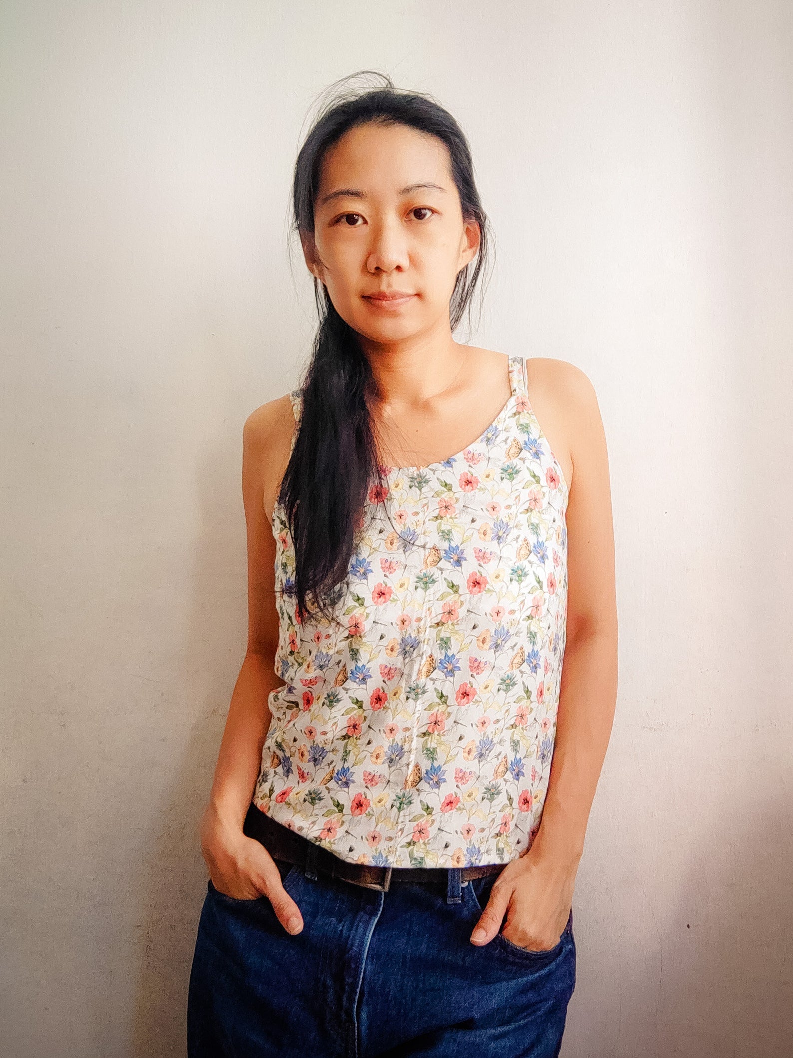 トップス un3d. WAVE LINE GATHER CAMISOLE トップス un3d. WAVE LINE GATHER CAMISOLE FULL TILT Dot