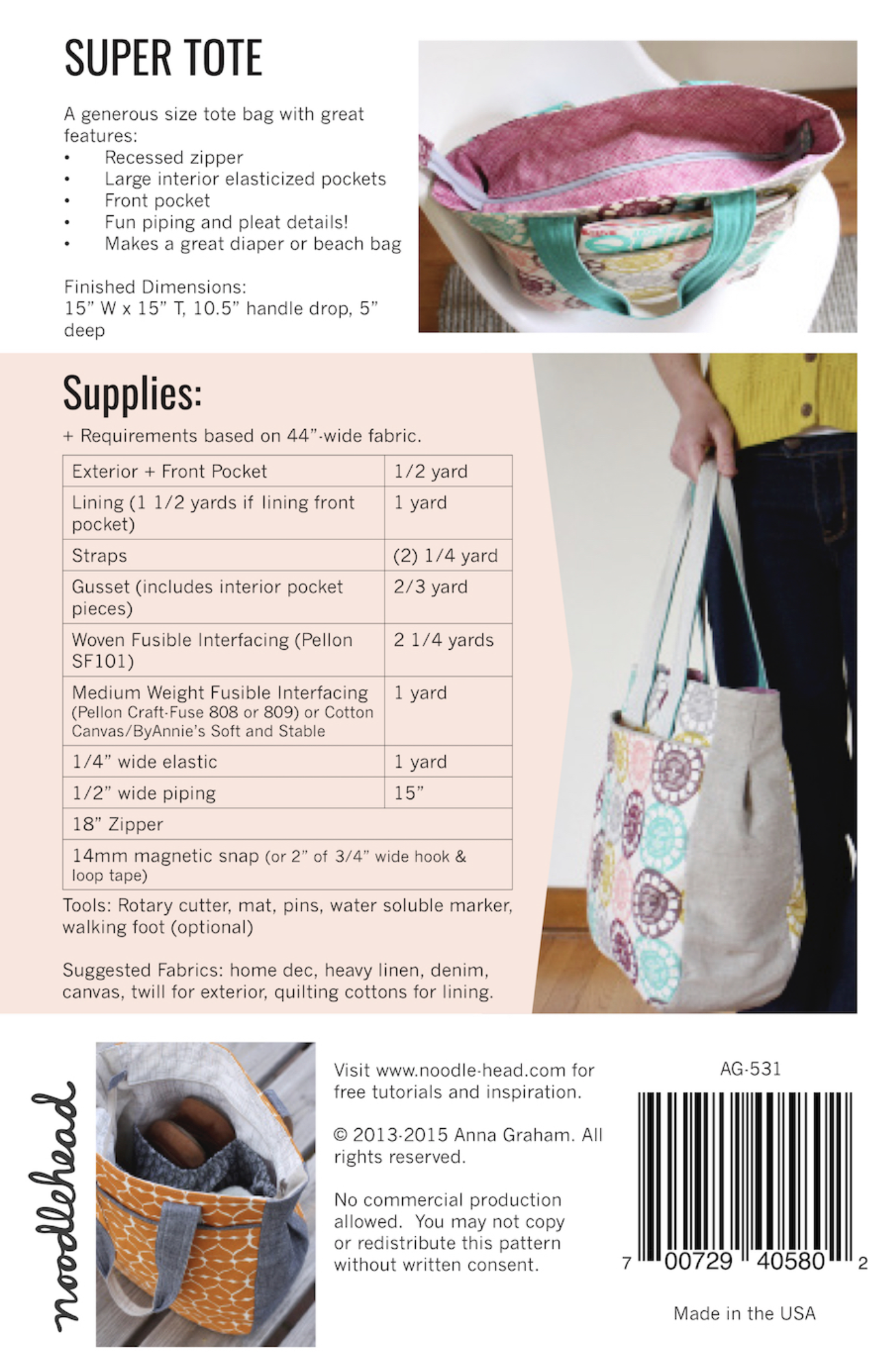 Noodlehead Super Tote