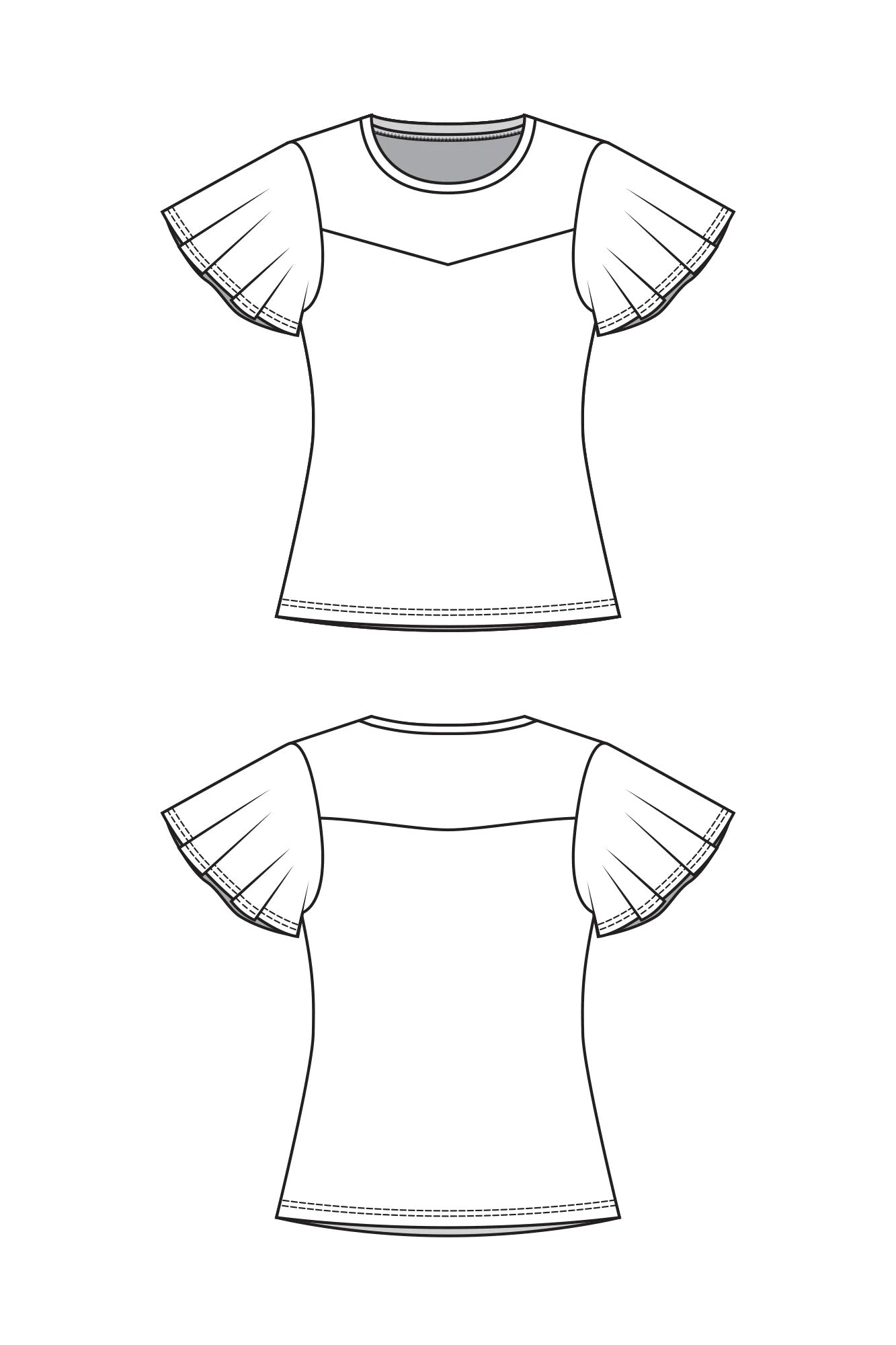 Forget-me-not Patterns Sylvie Top