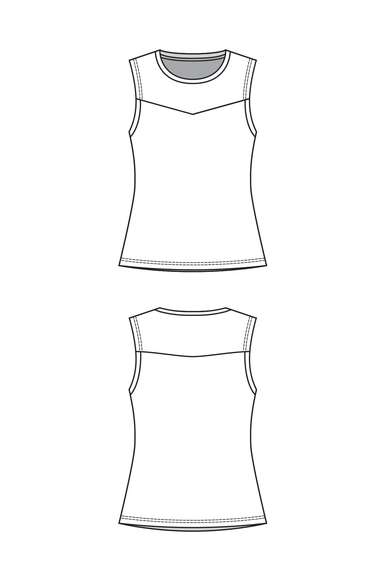 Forget-me-not Patterns Sylvie Top