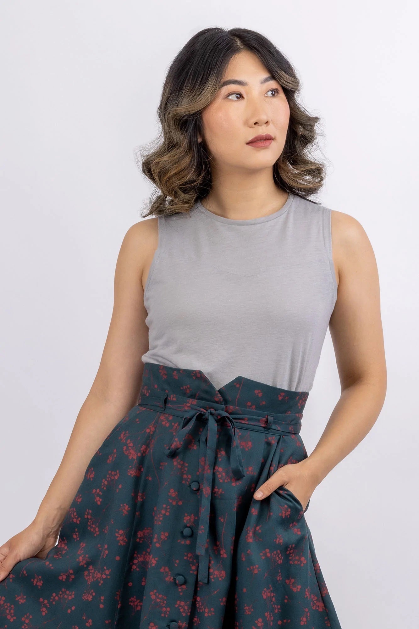 Forget-me-not Patterns Sylvie Top