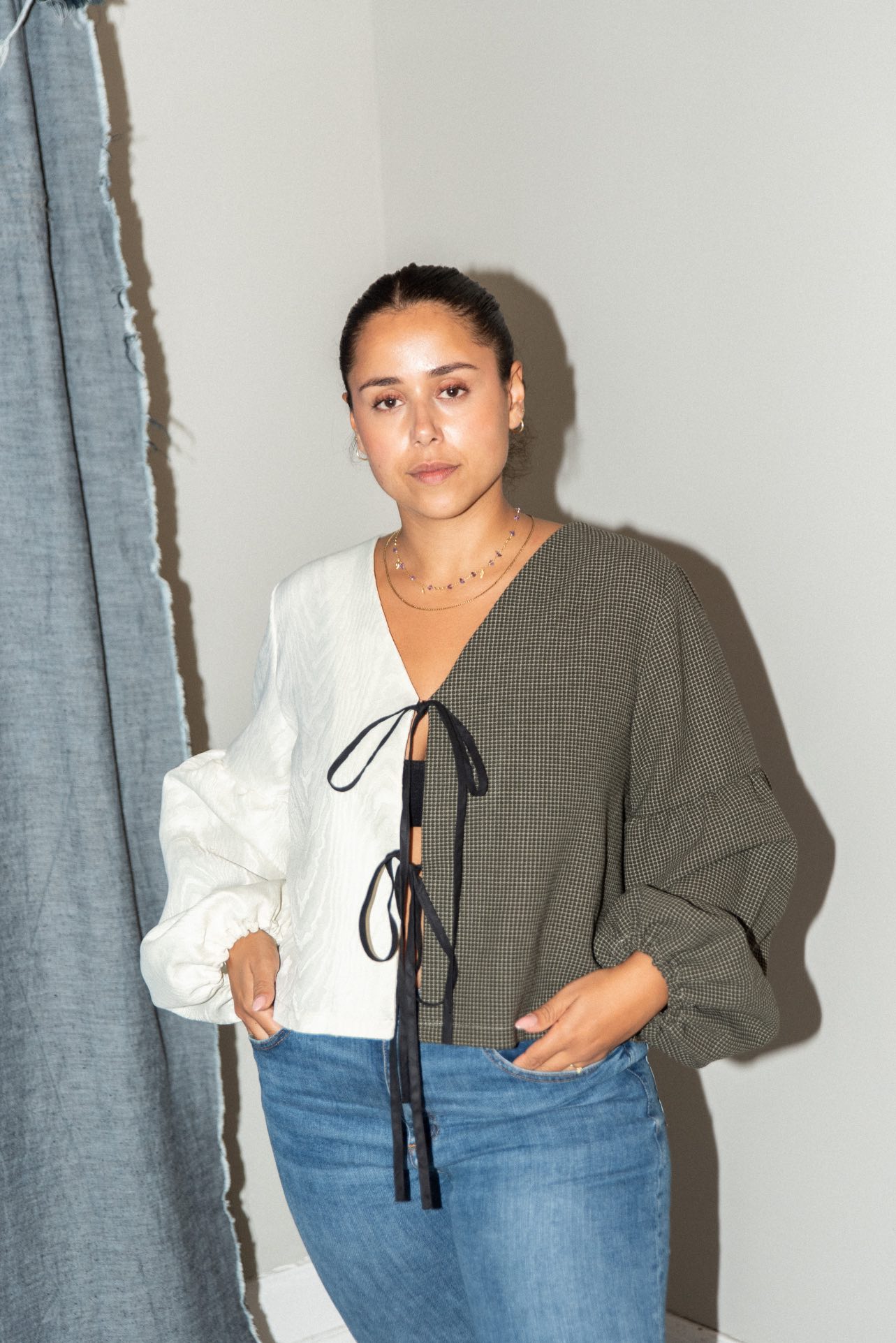 Puff and Pencil Tie Blouse & Lantern Sleeve – The Fold Line