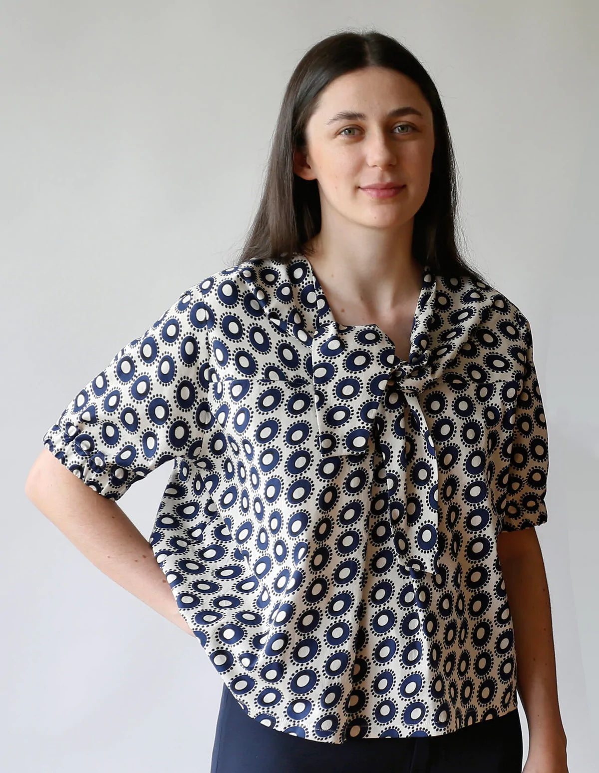 The Tie Blouse and Dress - PDF Pattern - The Makers Atelier
